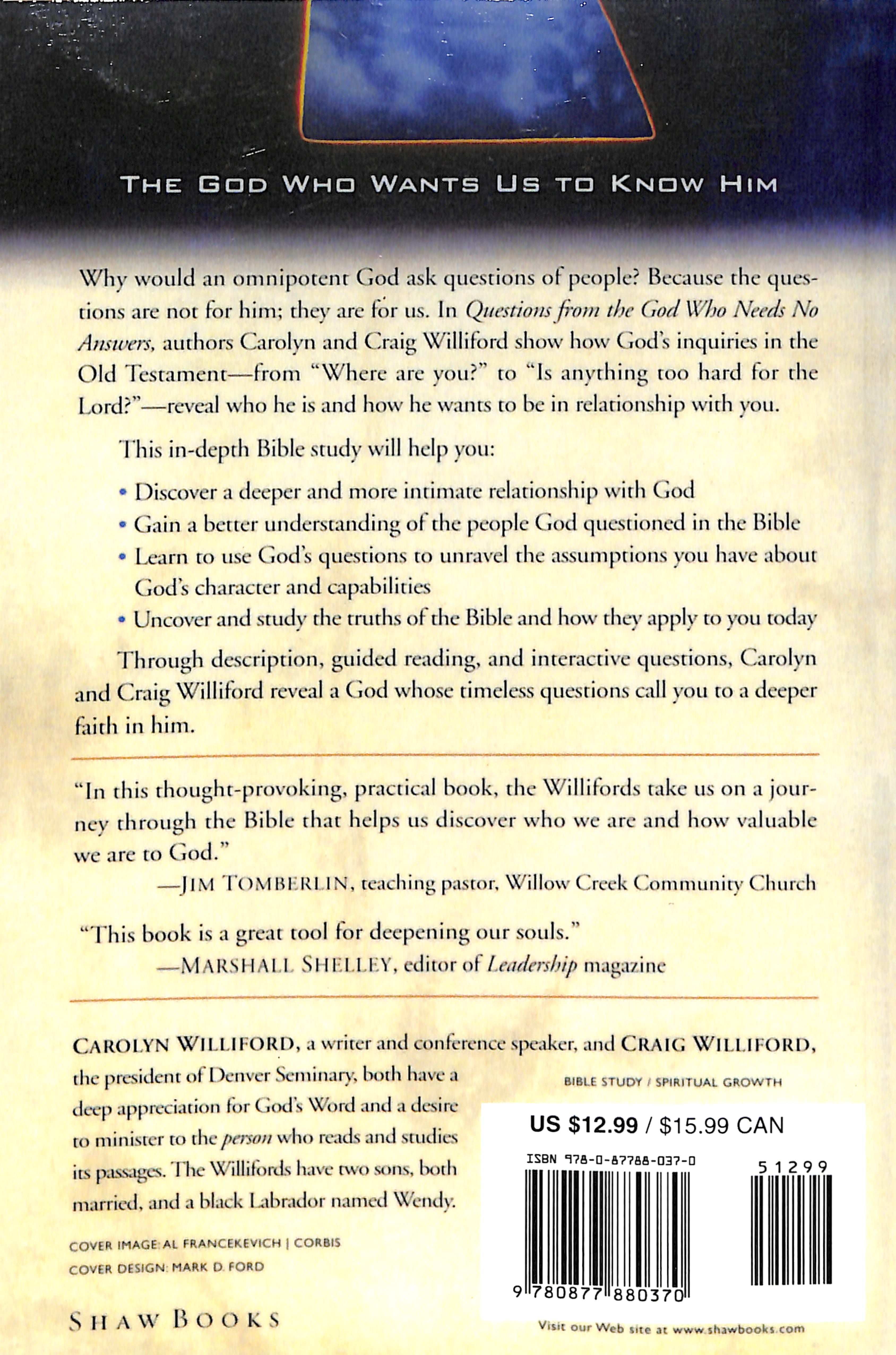 Questions From the God Who Needs No Answers (Fisherman Resource Studies)
