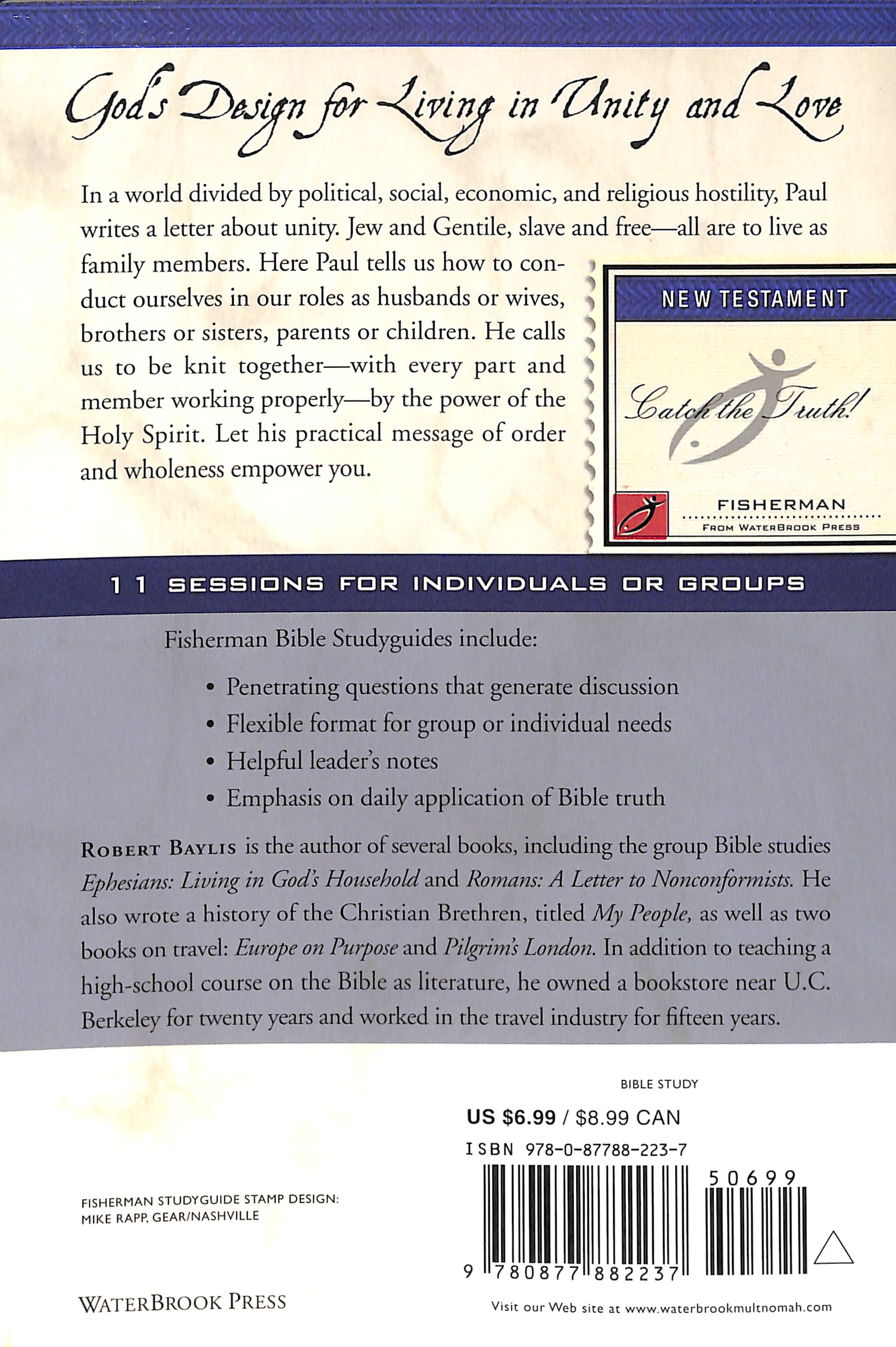 Ephesians: Living in God's Household (Fisherman Bible Studyguide Series)