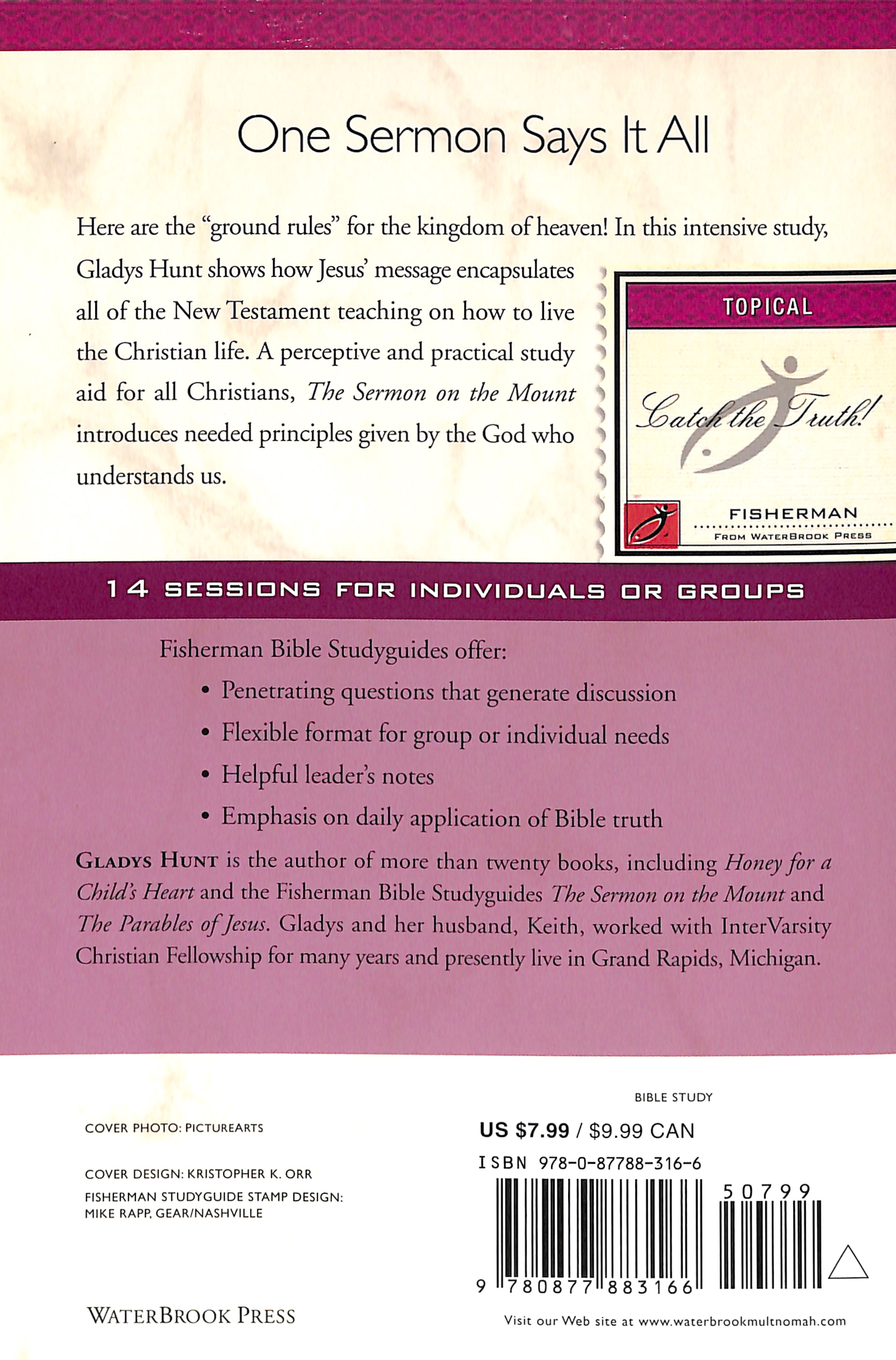 Sermon on the Mount: The God Who Understands Me (Fisherman Bible Studyguide Series)