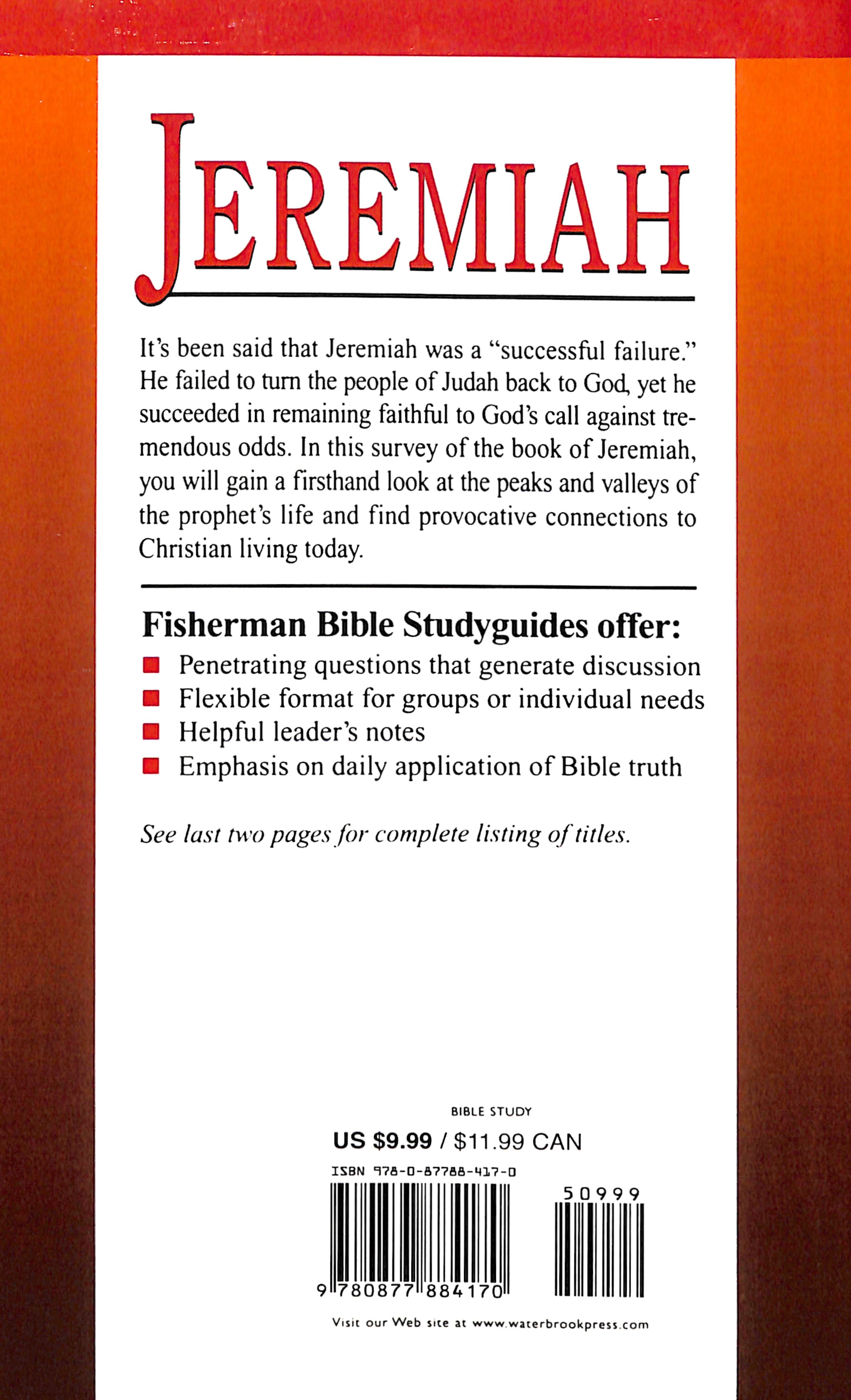 Jeremiah (13 Studies For Individuals Or Groups)