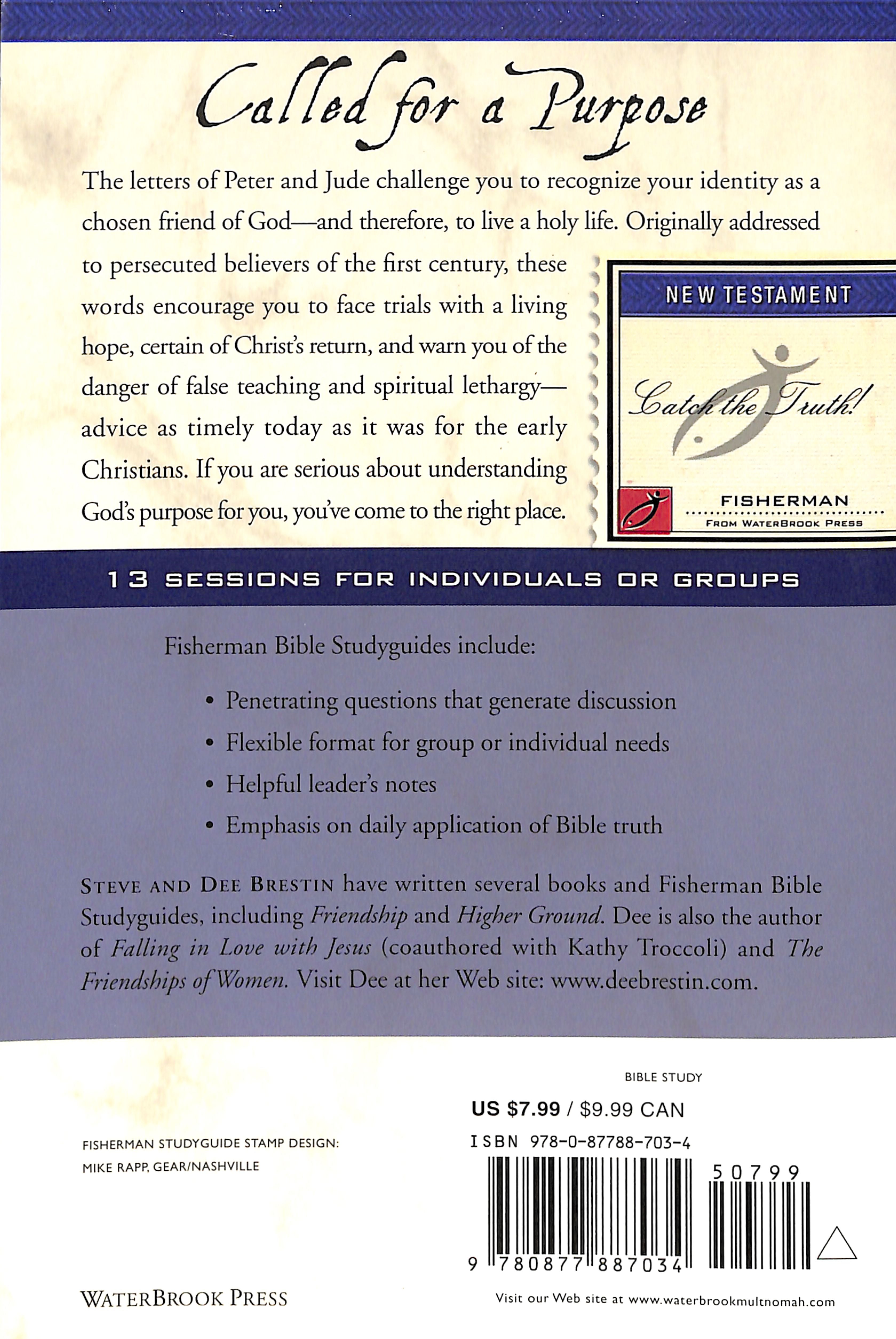1 & 2 Peter, Jude: Called For a Purpose (Fisherman Bible Studyguide Series)