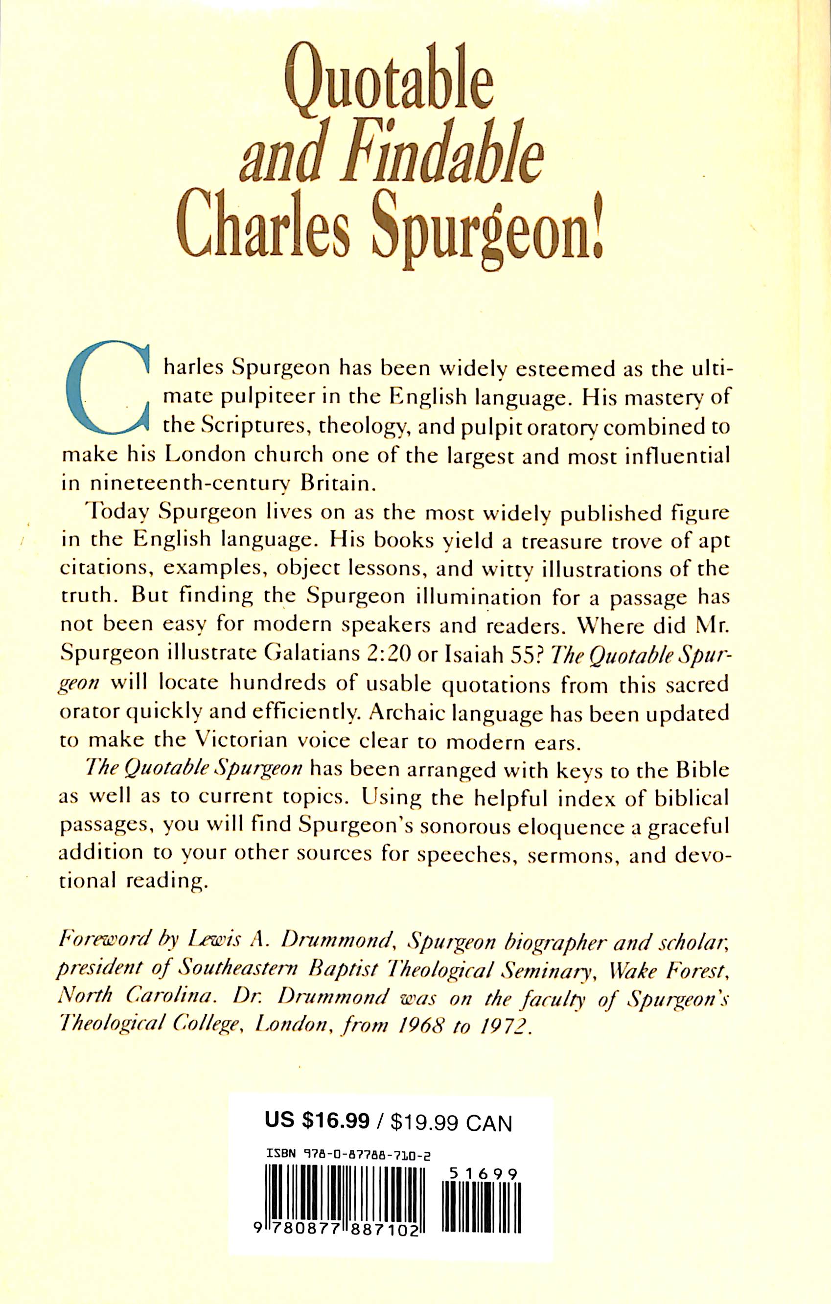 Quotable Spurgeon (Topical Illustrations)