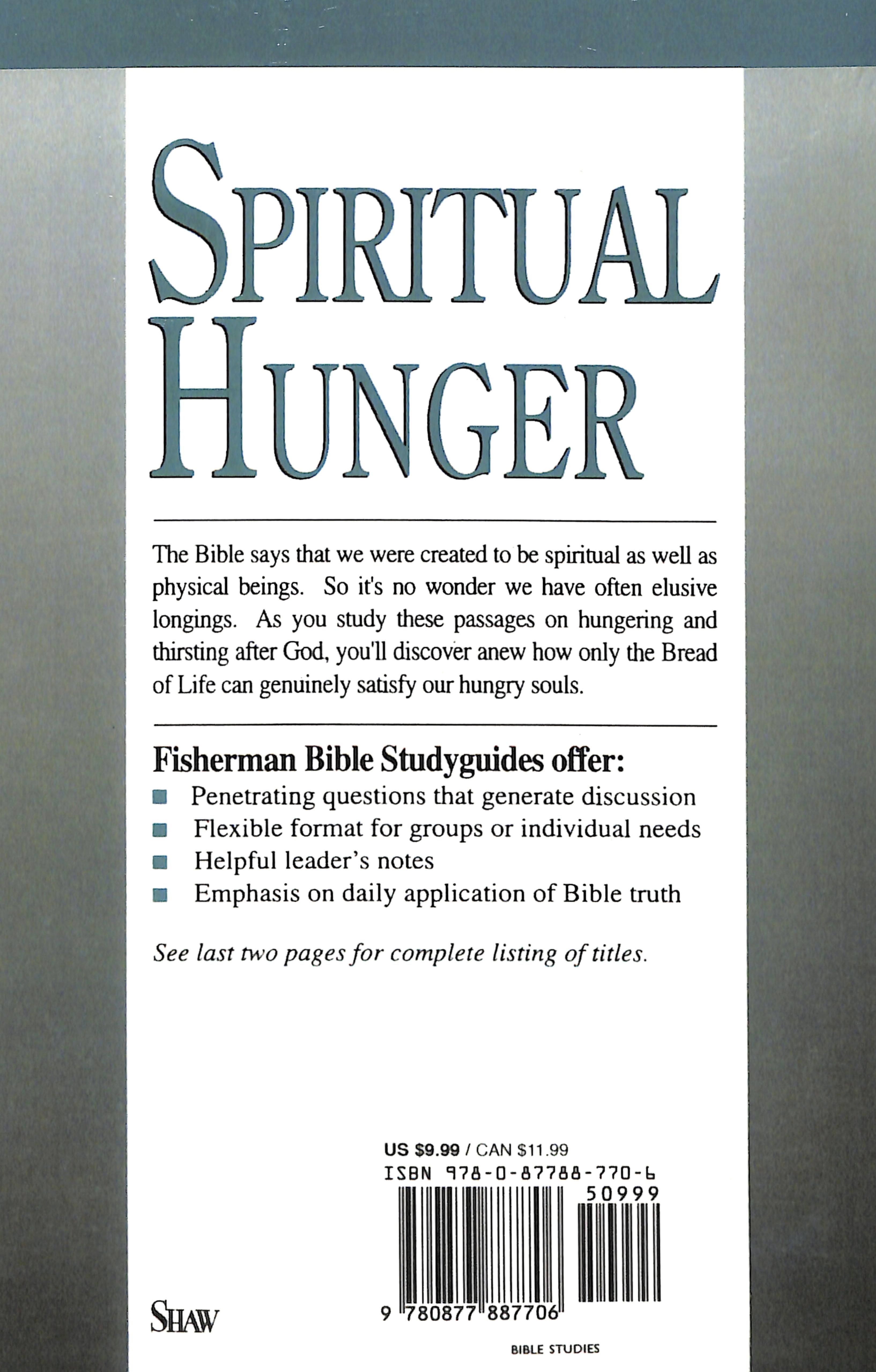 Spiritual Hunger
