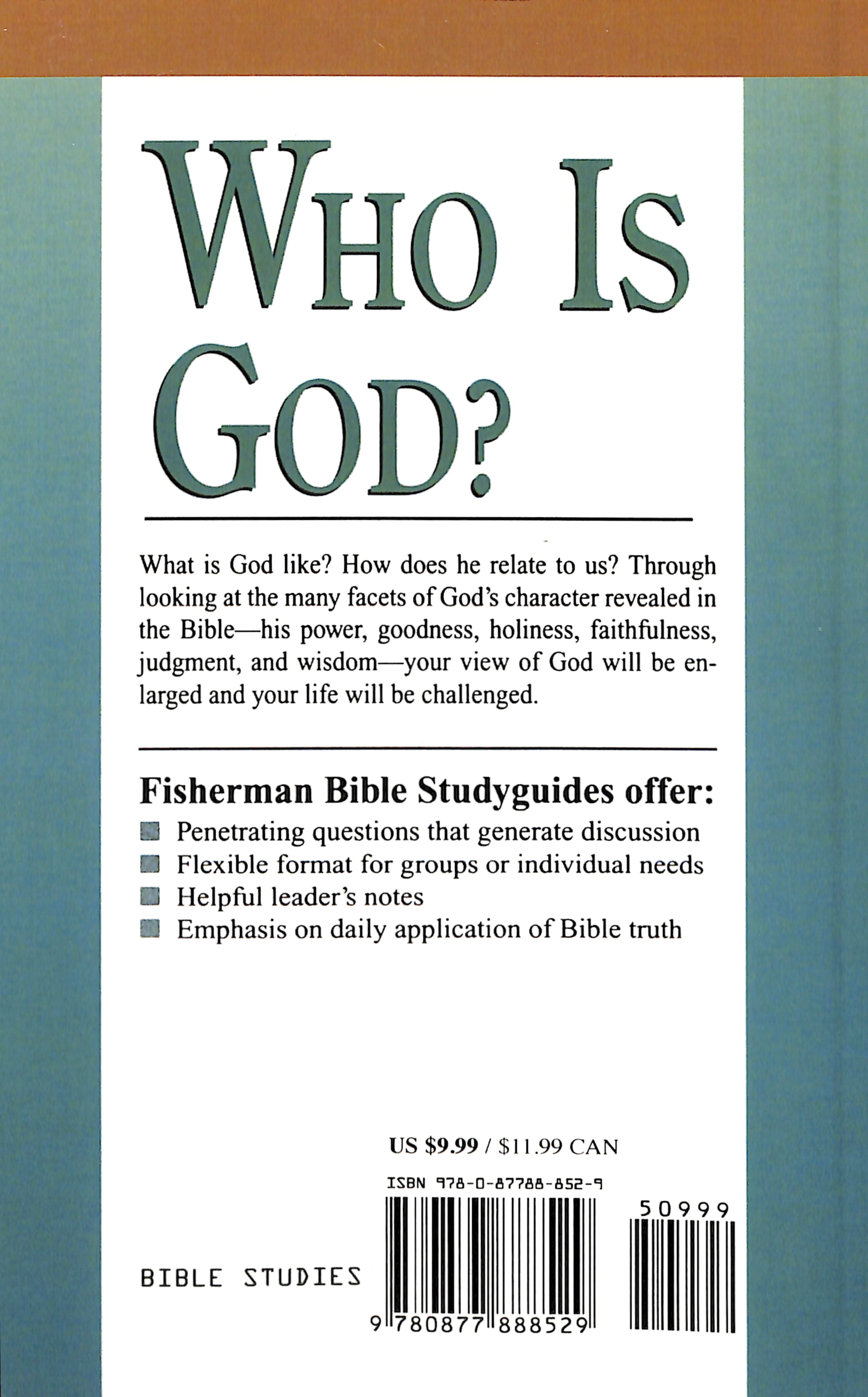 Who is God? (Fisherman Bible Studyguide Series)