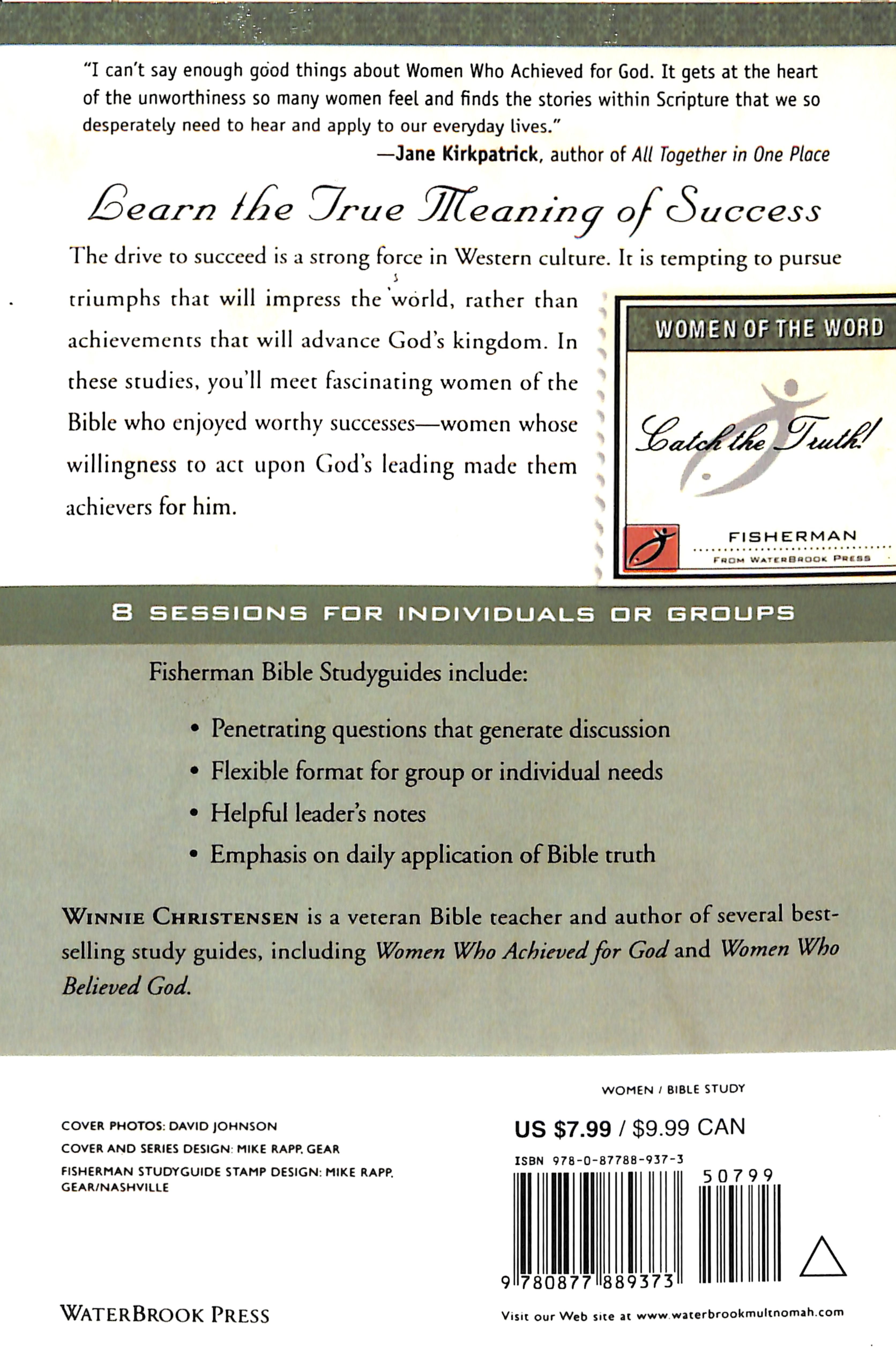 Women Who Achieved For God (Fisherman Bible Studyguide Series)