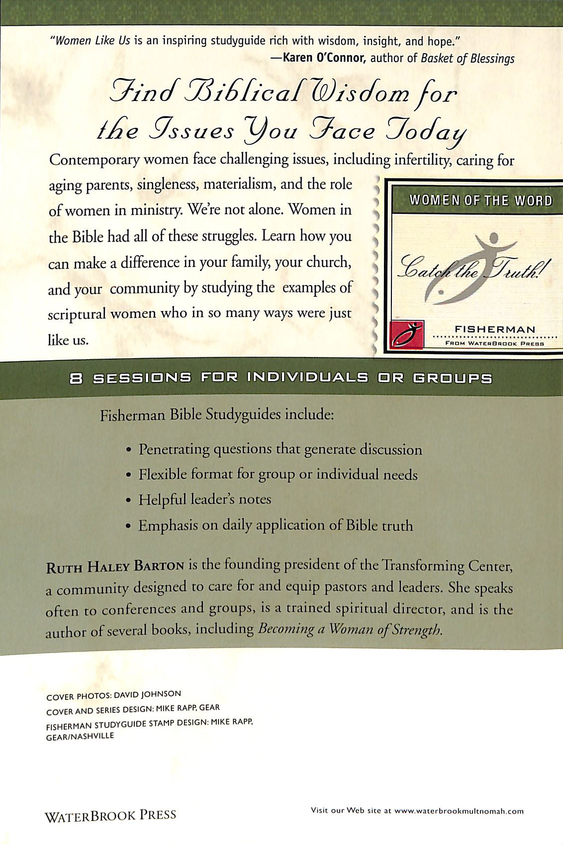 Women Like Us: Wisdom For Today's Issues (Fisherman Bible Studyguide Series)