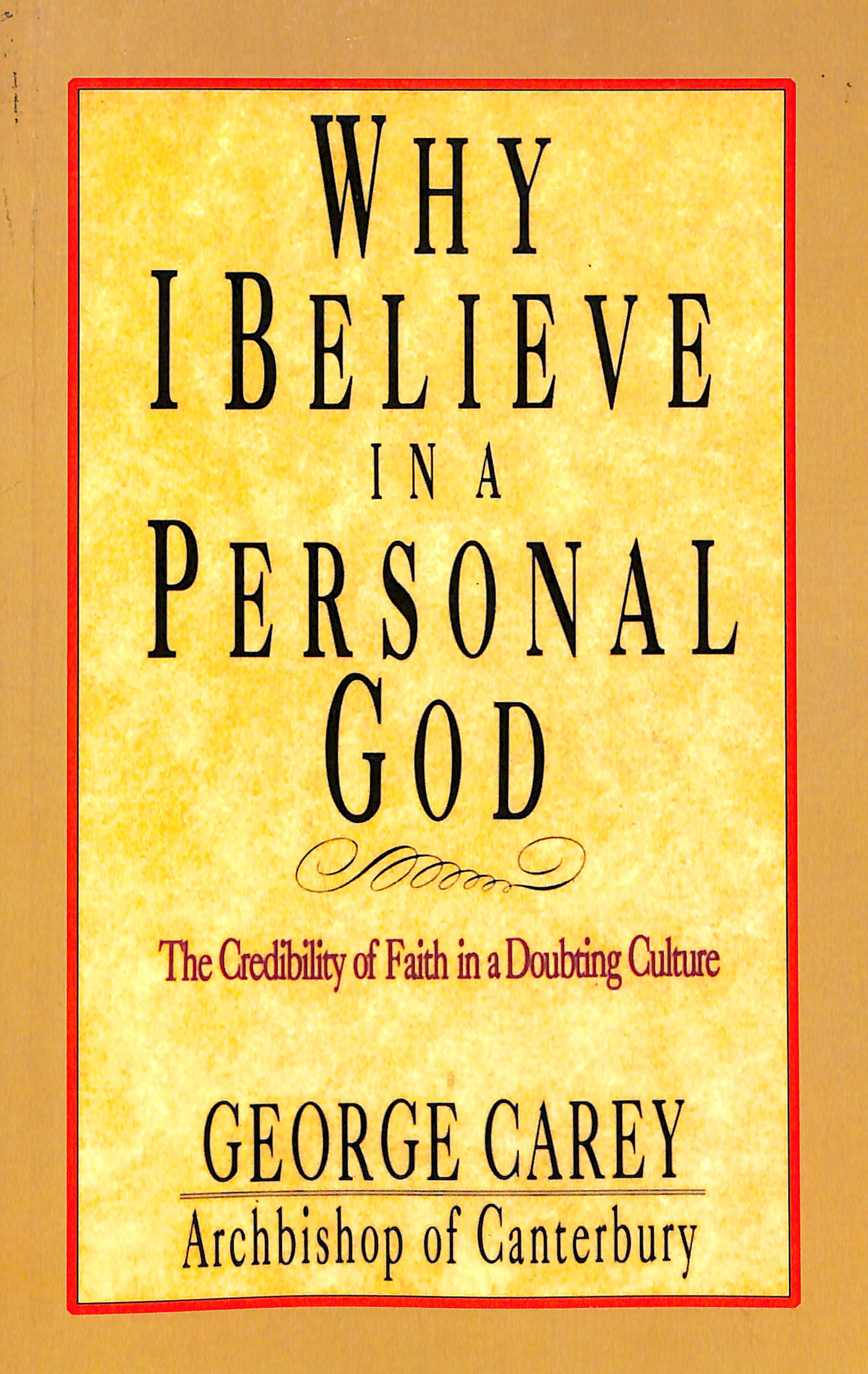 Why I Believe in Personal God