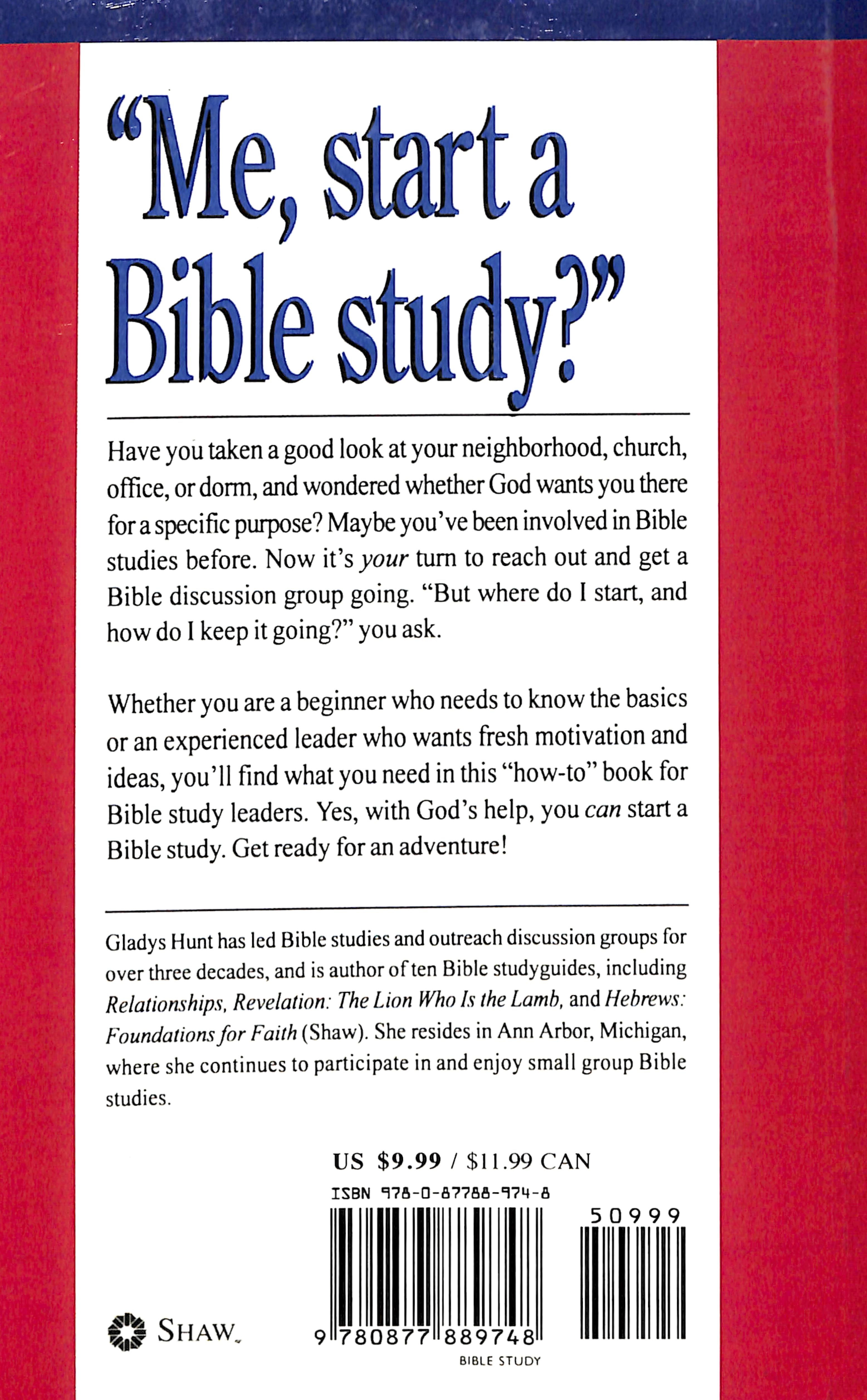 You Can Start a Bible Study Group