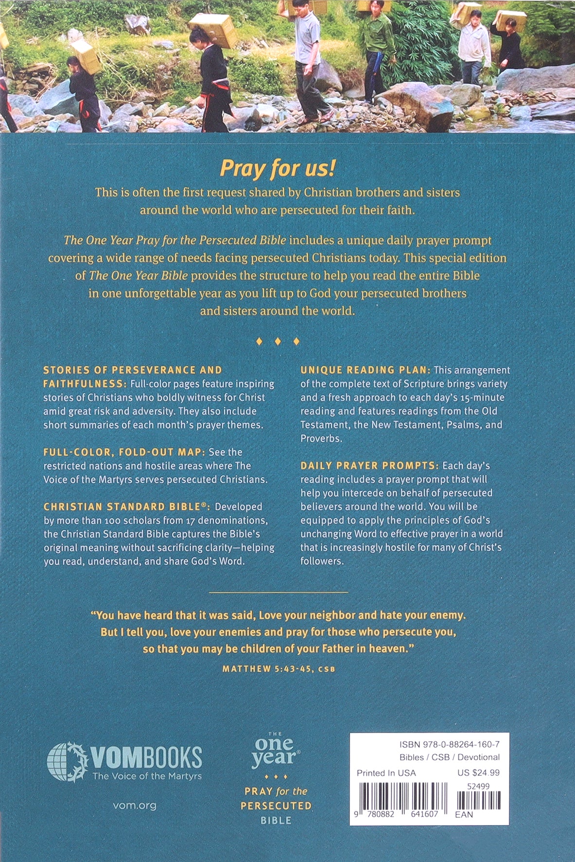 CSB One Year Pray For the Persecuted Bible