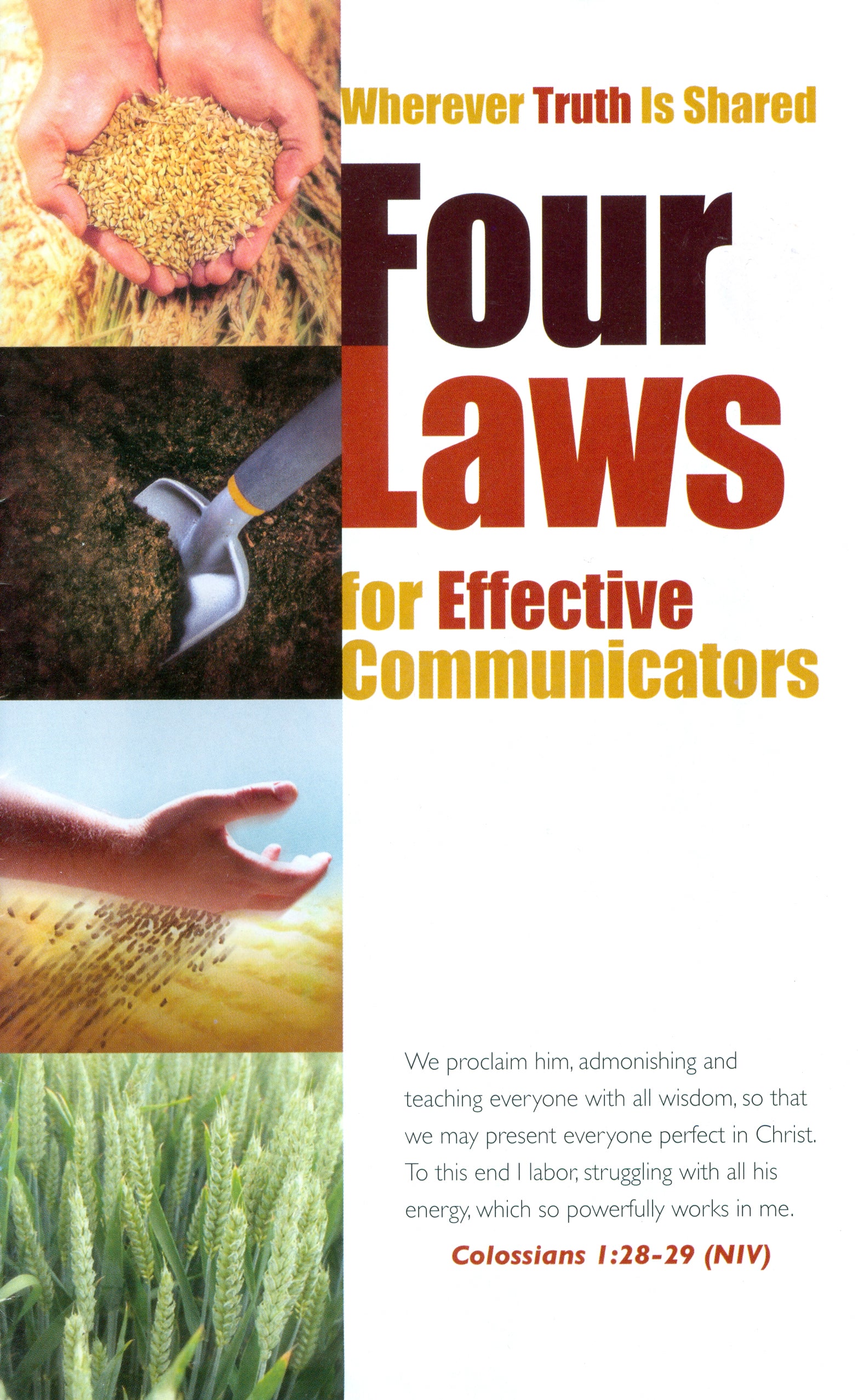 Four Laws For Effective Communicators