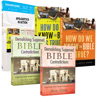Apologetics in Action: How Do I Know the Bible is True 1&2, Demolishing Supposed Bible Contradictions 1&2, Parent Lesson Planner (Package)