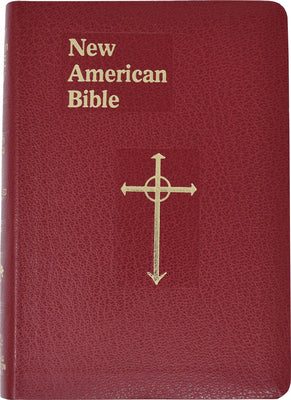 Nab Saint Joseph Personal Size Bible Burgundy