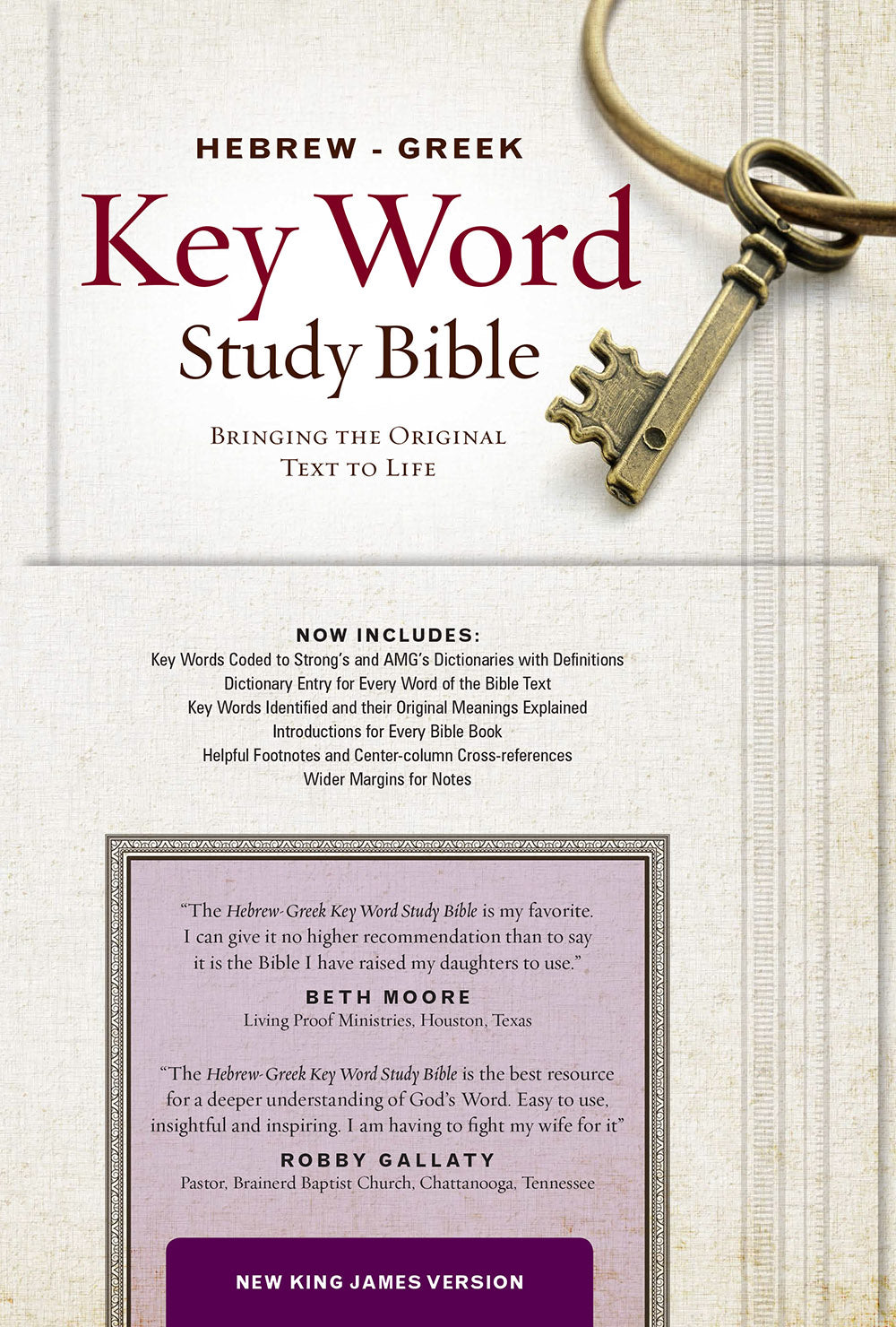 NKJV Hebrew-Greek Key Word Study Bible Black