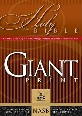 NASB Giant Print Handy-Reference Bible Burgundy