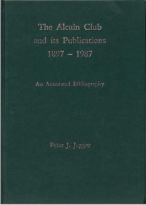 The Alcuin Club and Its Publications