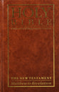 KJV Giant Print New Testament Brown (Black Letter Edition)