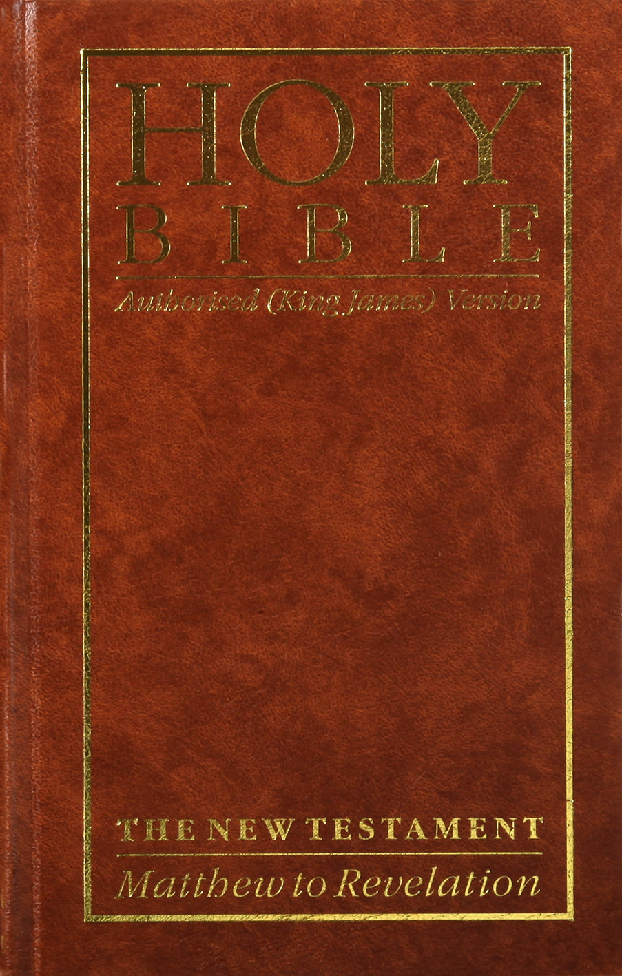 KJV Giant Print New Testament Brown (Black Letter Edition)