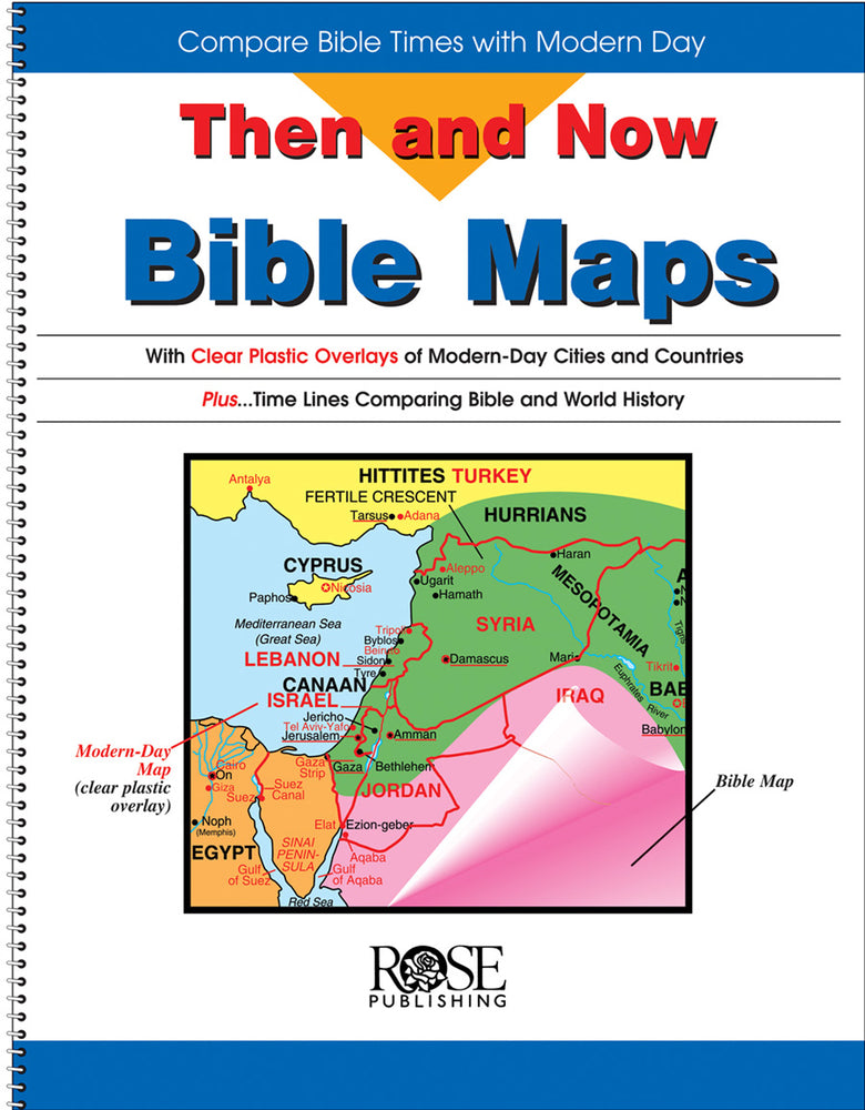 Bible Maps (Then And Now Series)