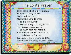 Wall Chart: Lord's Prayer-Debts (Laminated)
