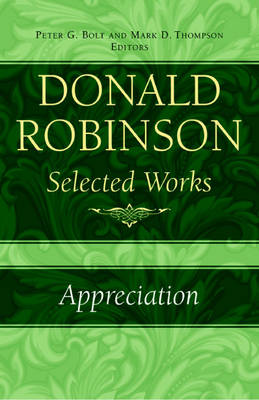 Appreciation (#05 in Donald Robinson Selected Works Series)