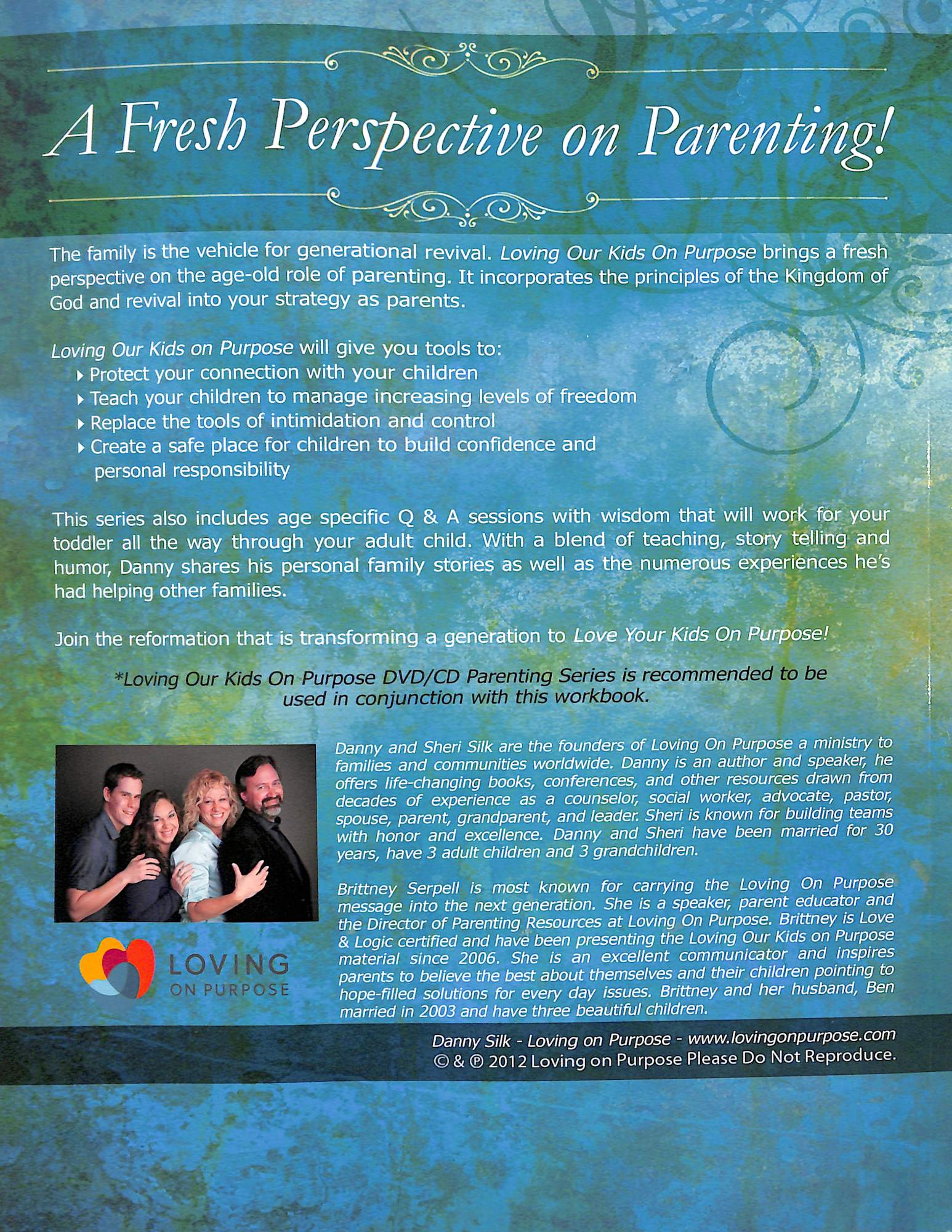 Loving Our Kids on Purpose (Workbook)