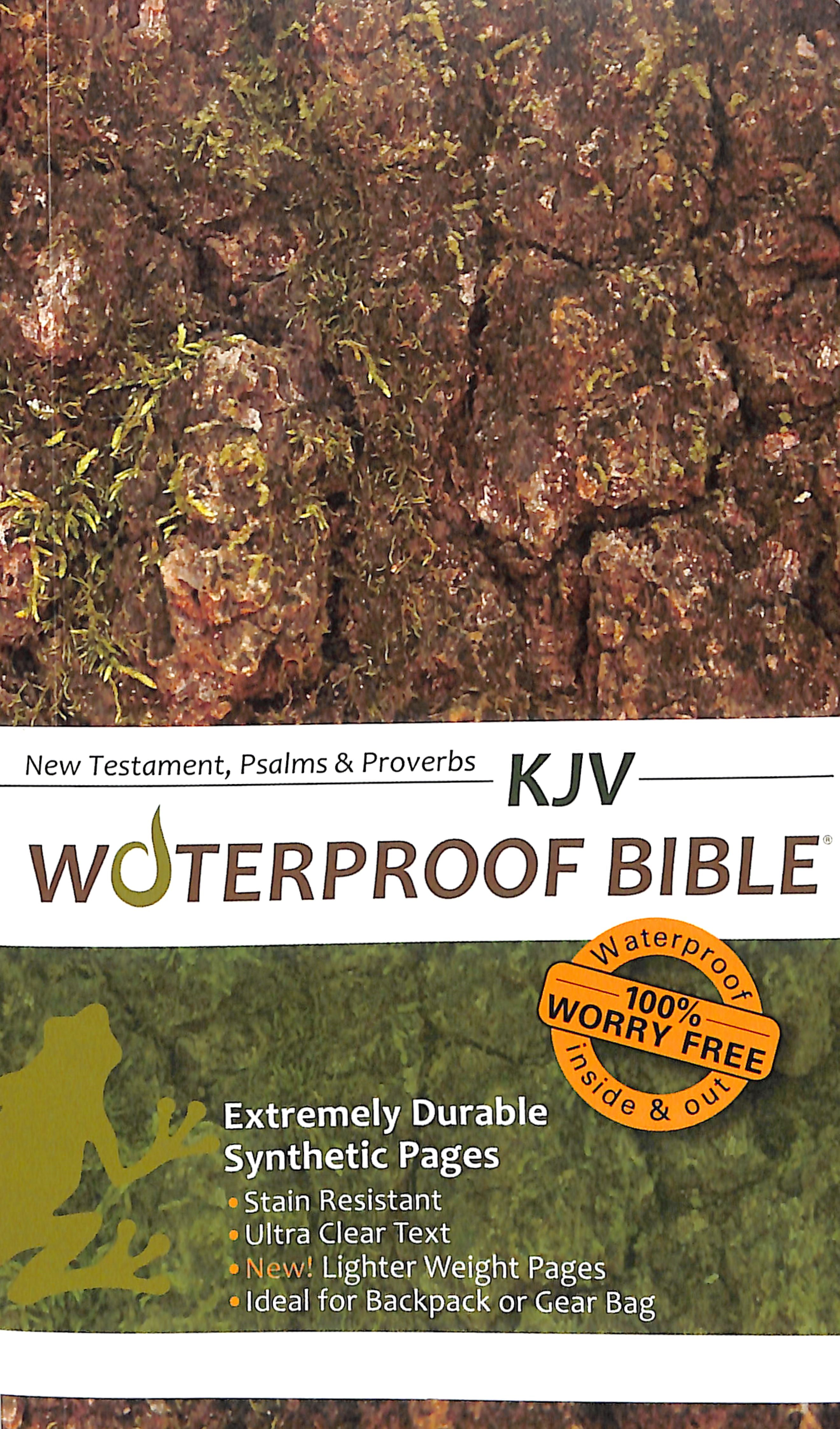KJV Waterproof New Testament With Psalms and Proverbs Camo
