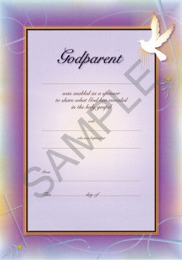 Certificate: Godparent (10 Pack)