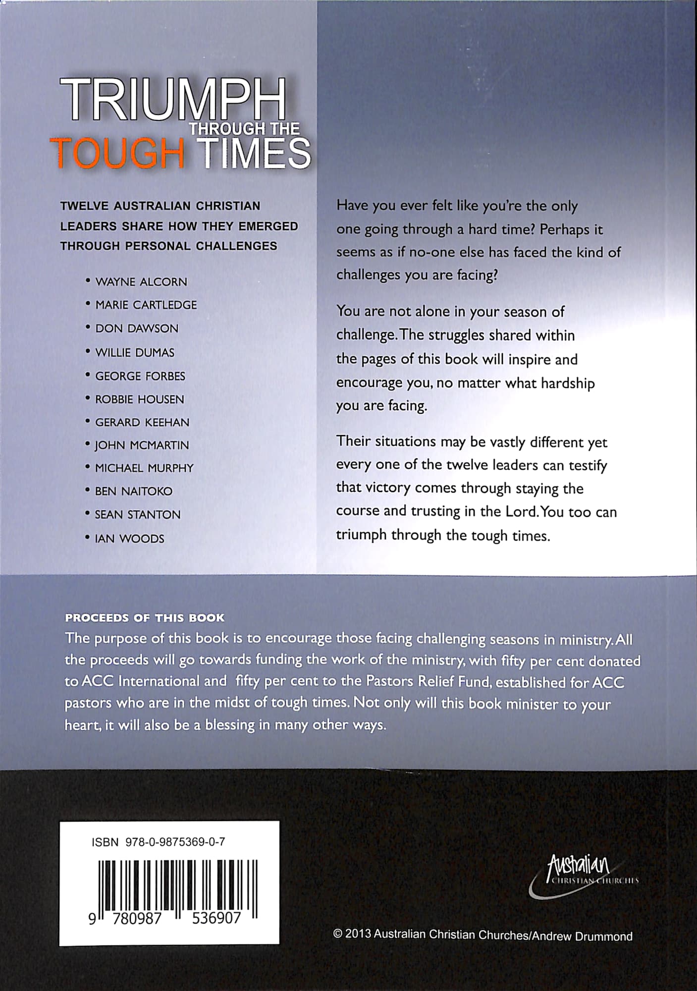 Triumph Through the Tough Times