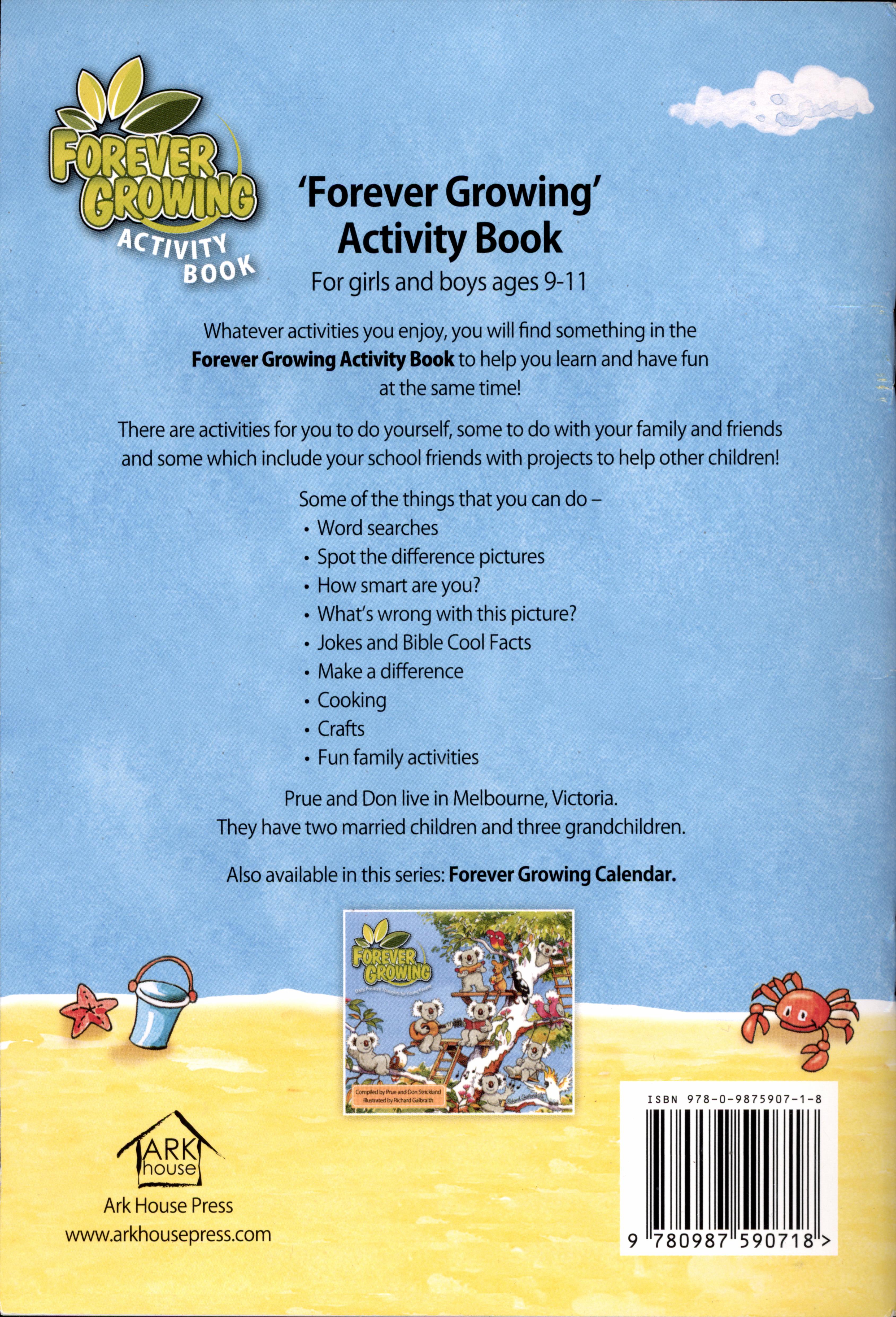 Forever Growing Activity Book