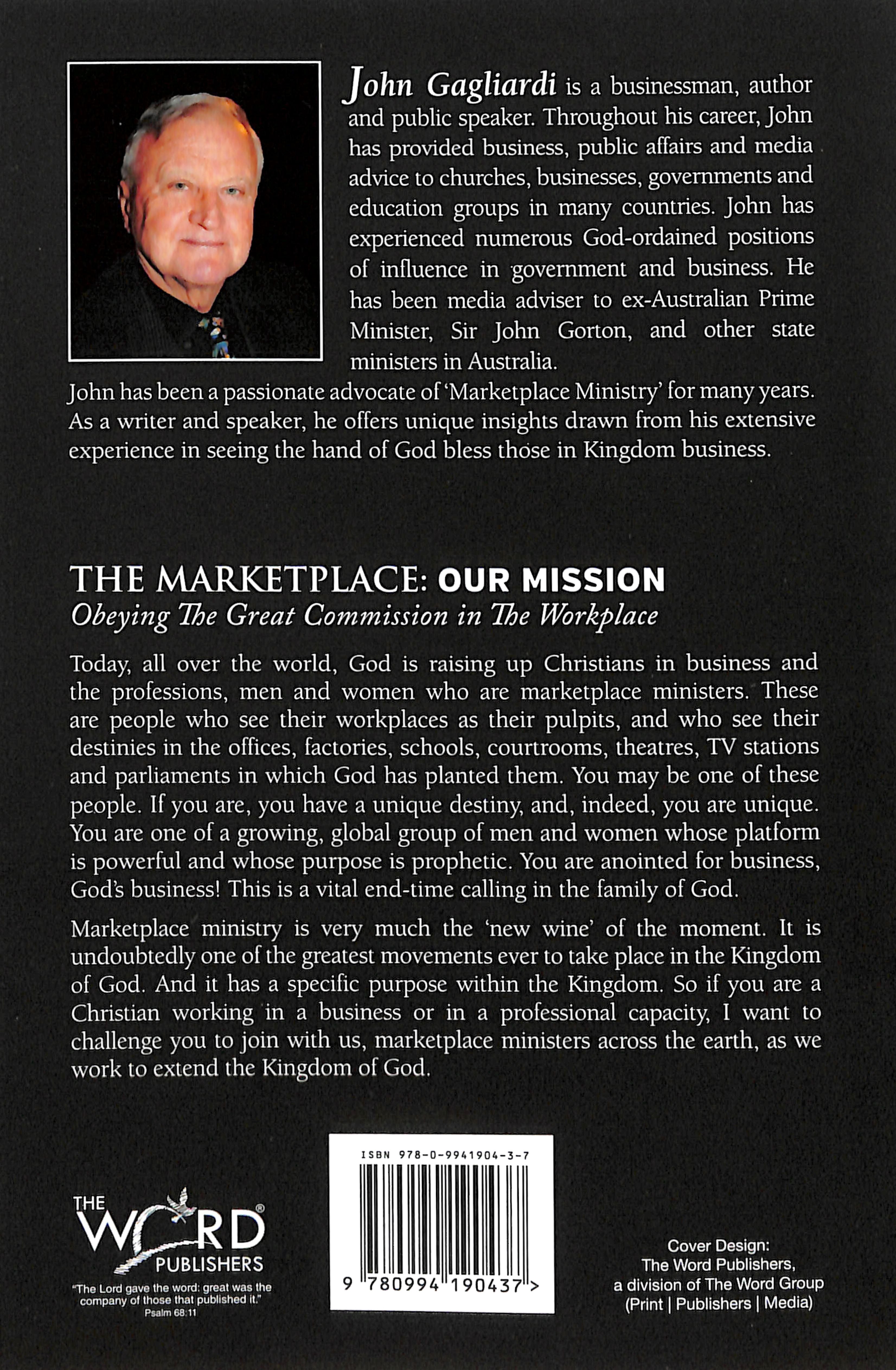 The Marketplace: Our Mission - Obeying the Great Commission in the Workplace