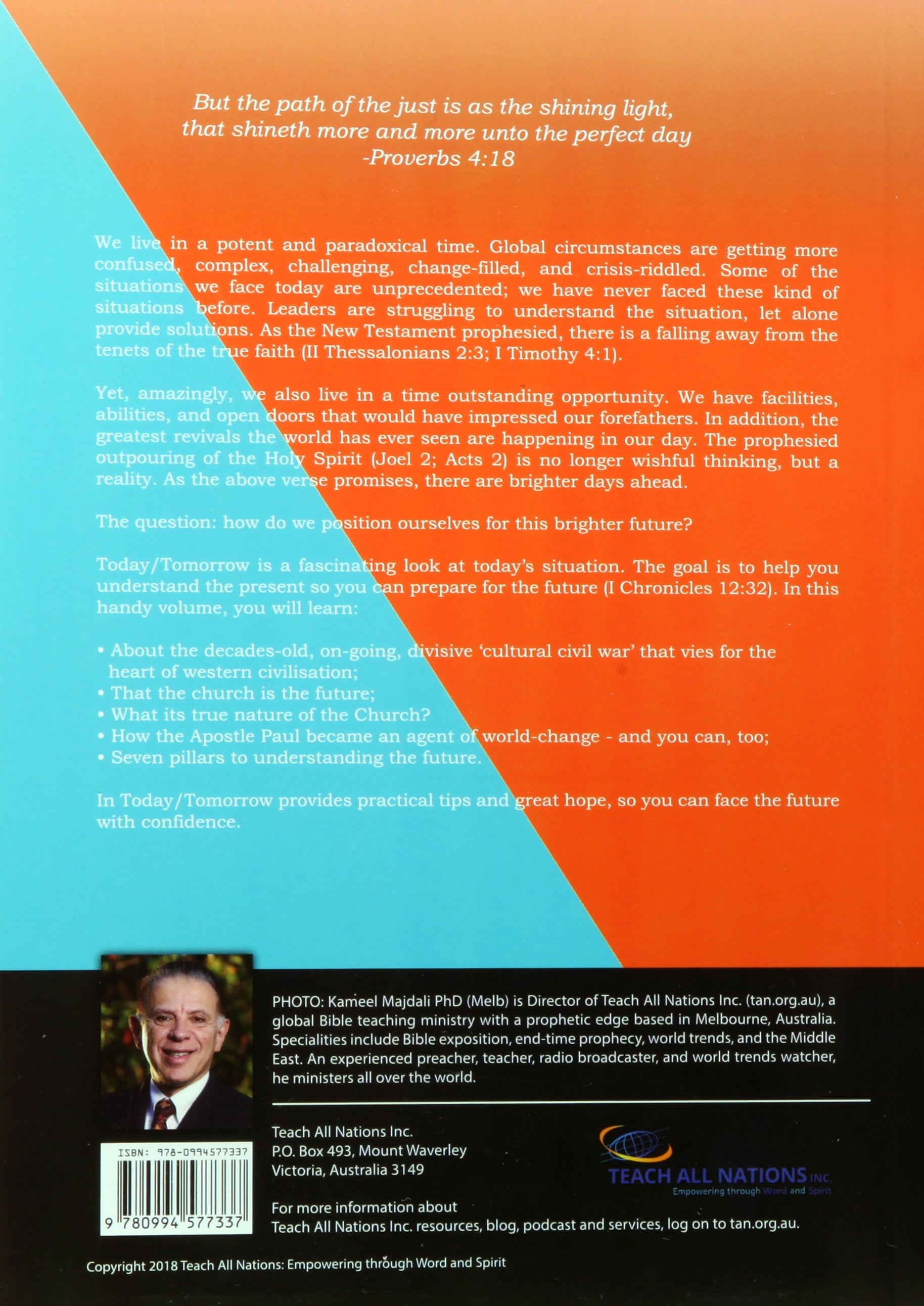 Today/Tommorrow: Understanding the Present; Ready For the Future