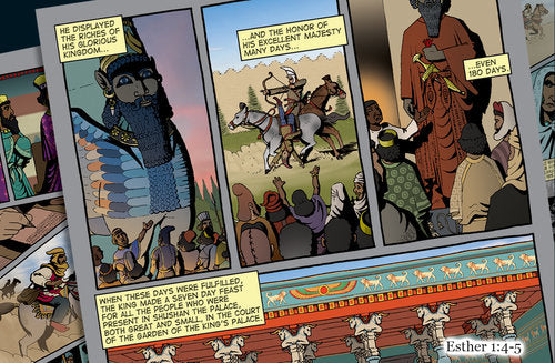 The Book of Esther (World English Bible Translation) (Word For Word Bible Comic Series)