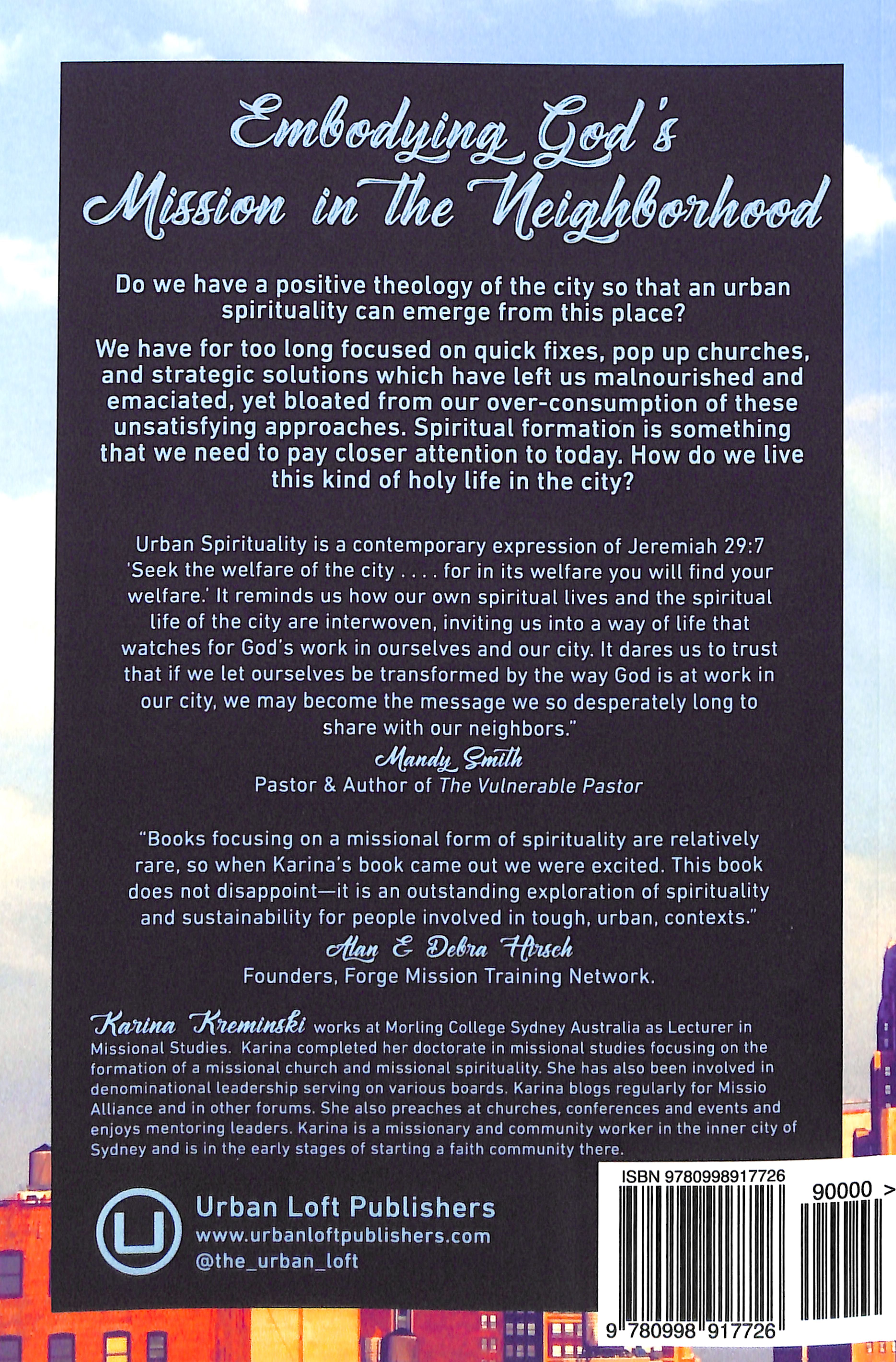 Urban Spirituality: Embodying God's Mission in the Neighborhood