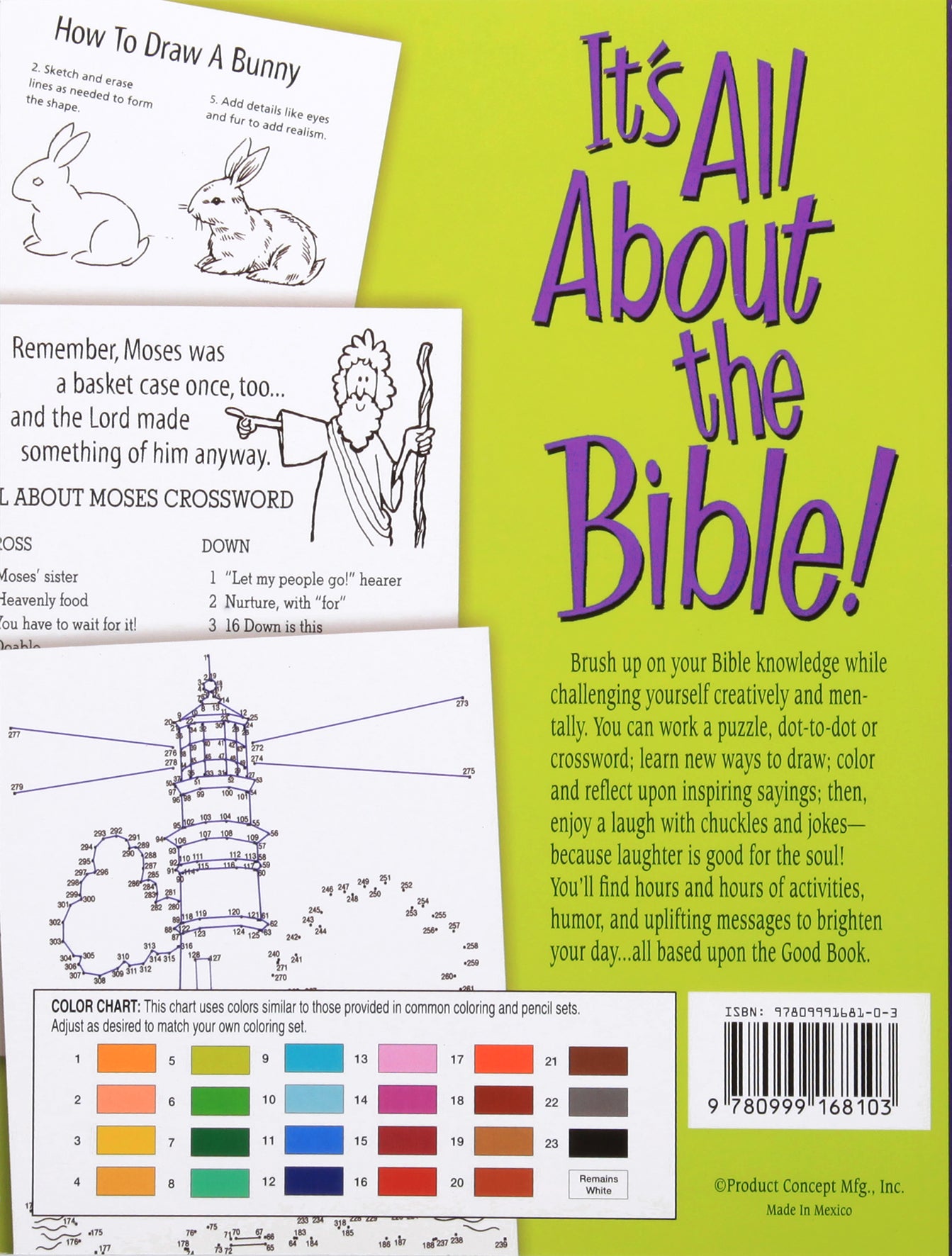 It's All About the Bible!: Puzzles, Fun Facts, Coloring, How-To-Draw, Dot-To-Dot, & More