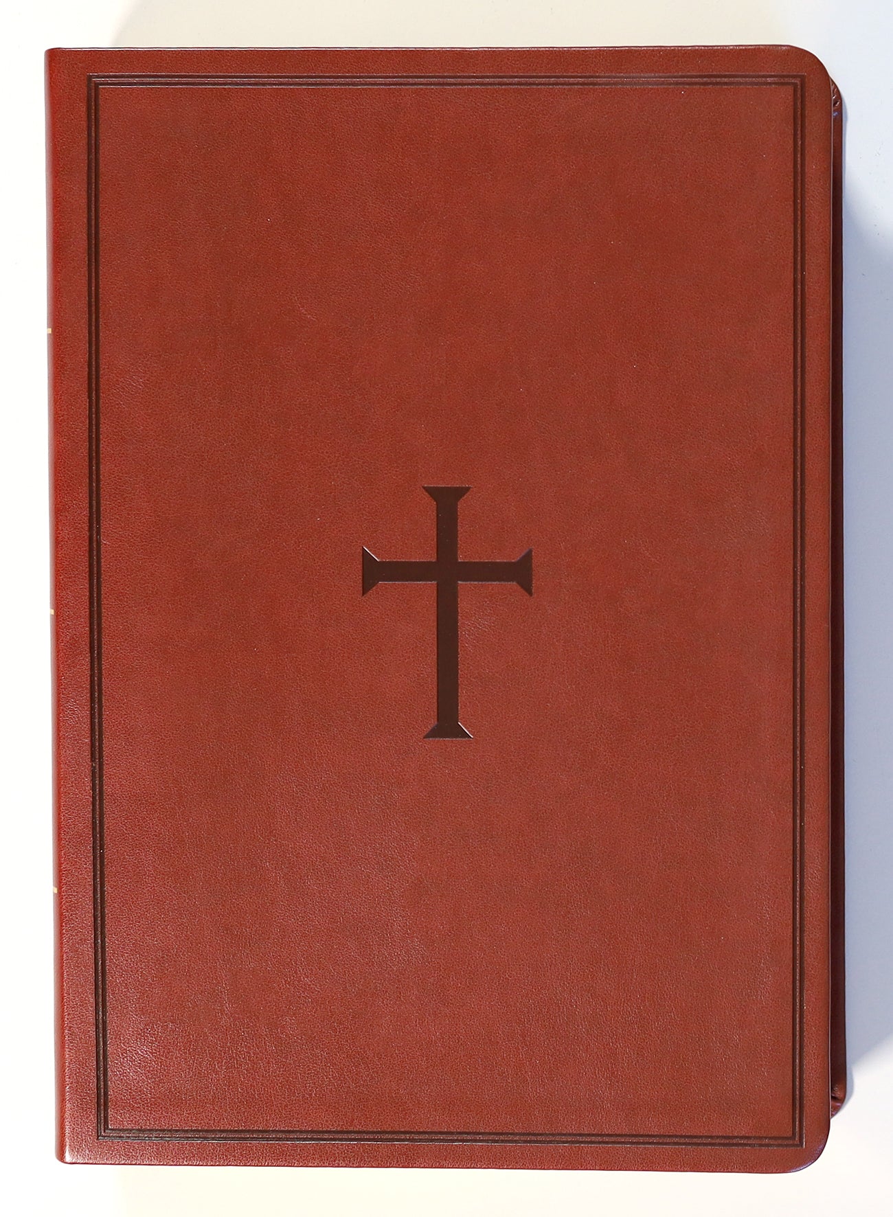 KJV Super Giant Print Reference Bible Brown (Red Letter Edition)