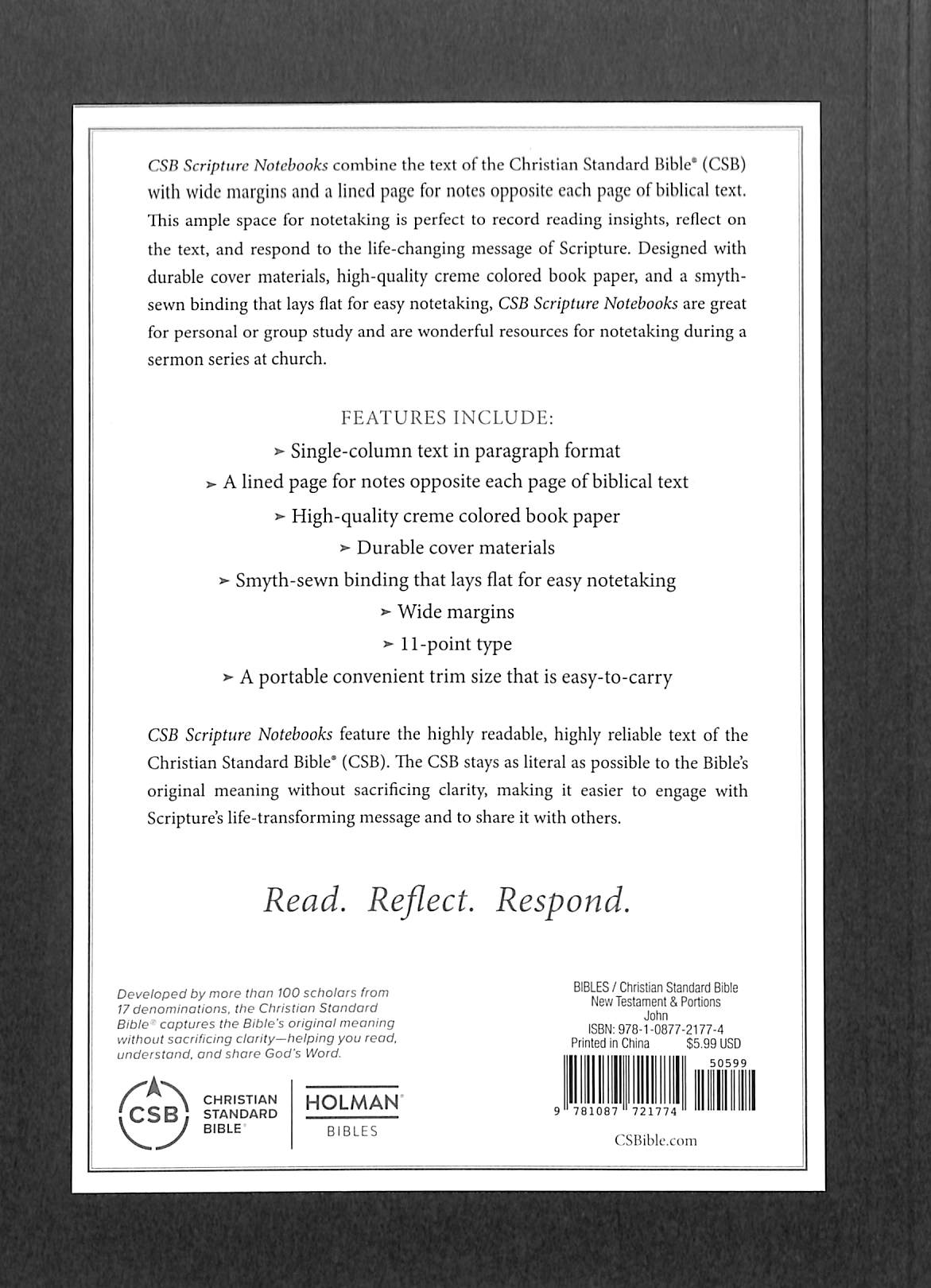 CSB Scripture Notebook John