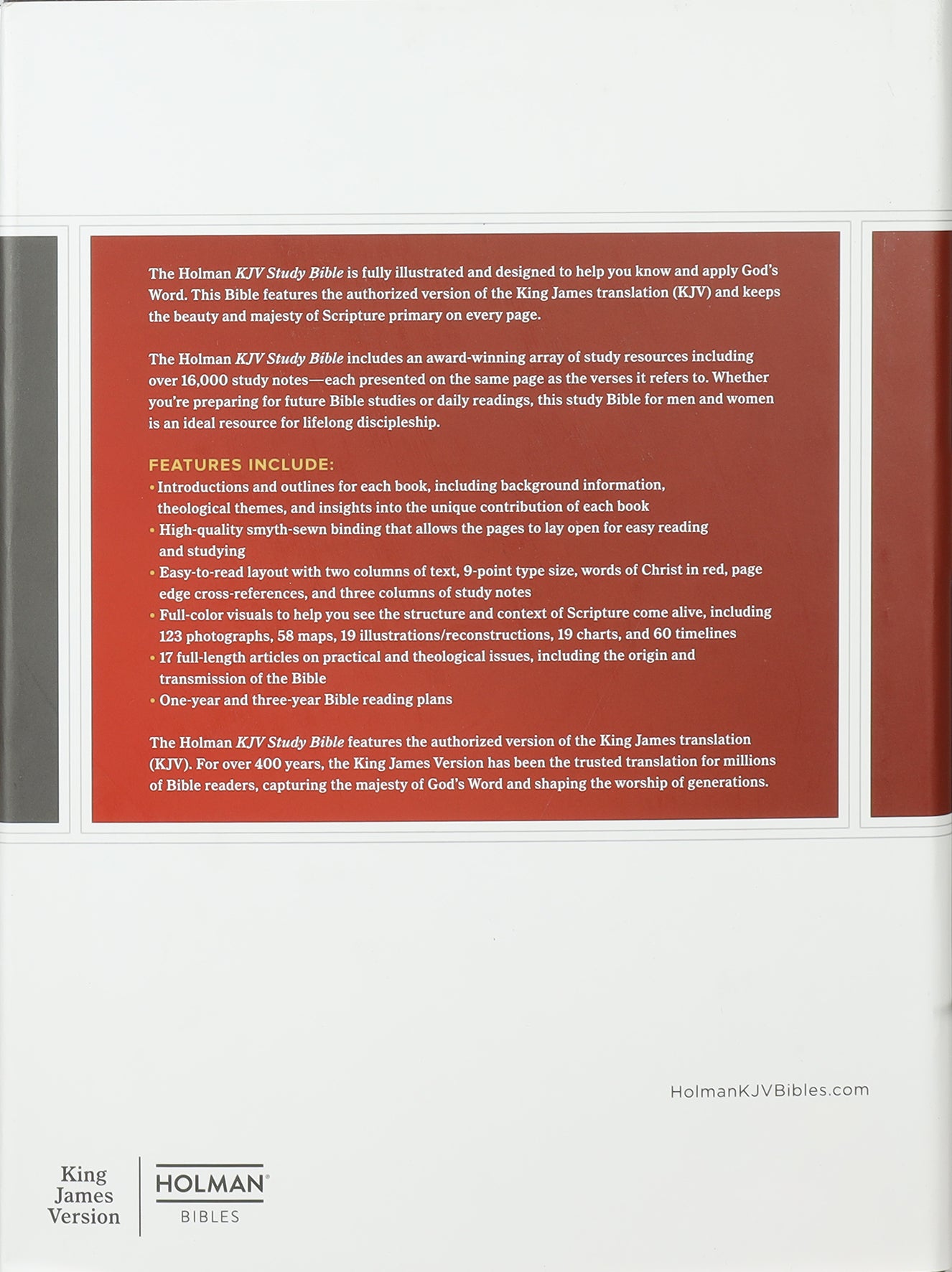 KJV Study Bible Full-Color Charcoal