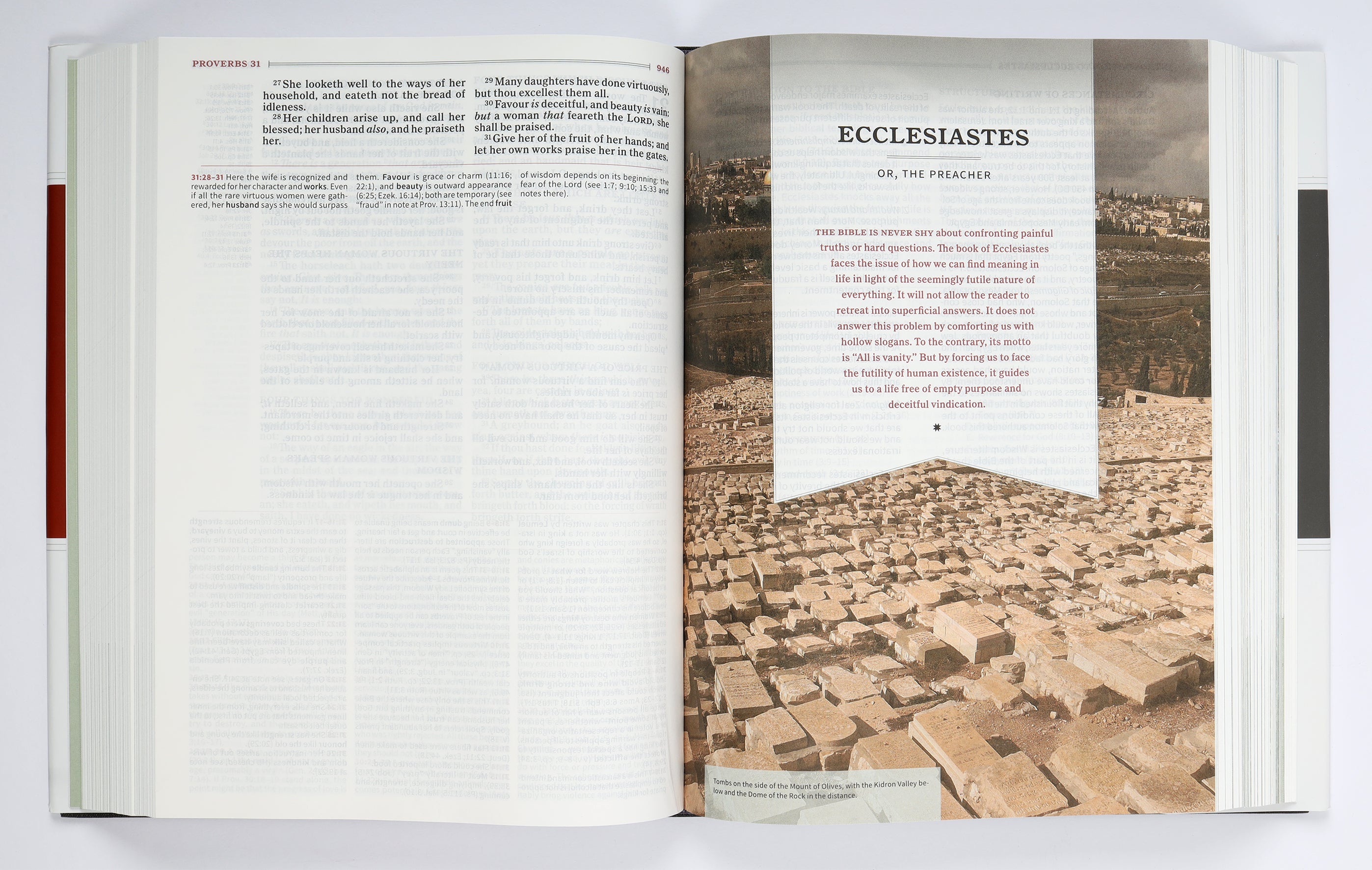 KJV Study Bible Full-Color Charcoal