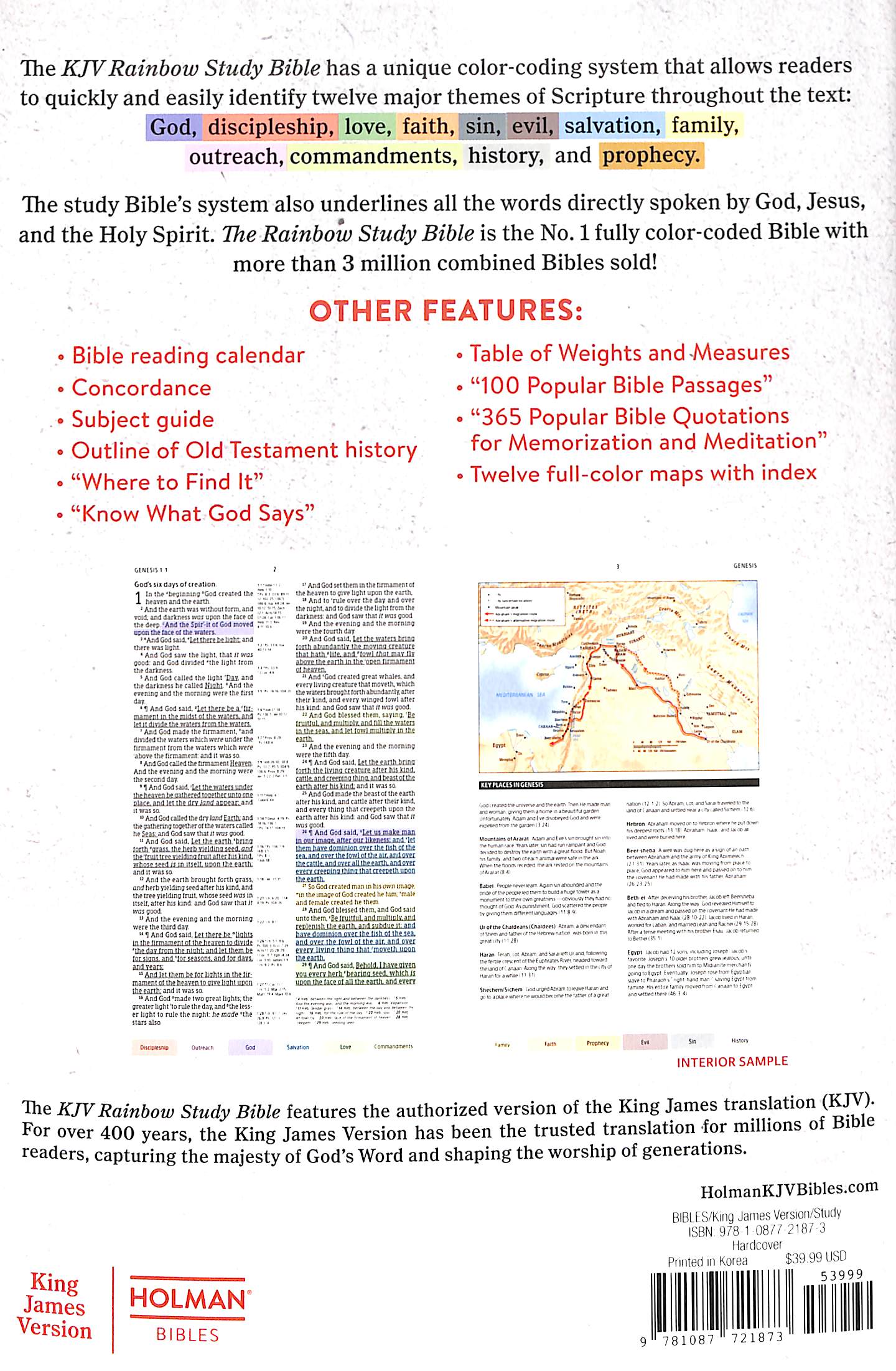 KJV Rainbow Study Bible