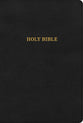 KJV Large Print Thinline Bible Black (Red Letter Edition)
