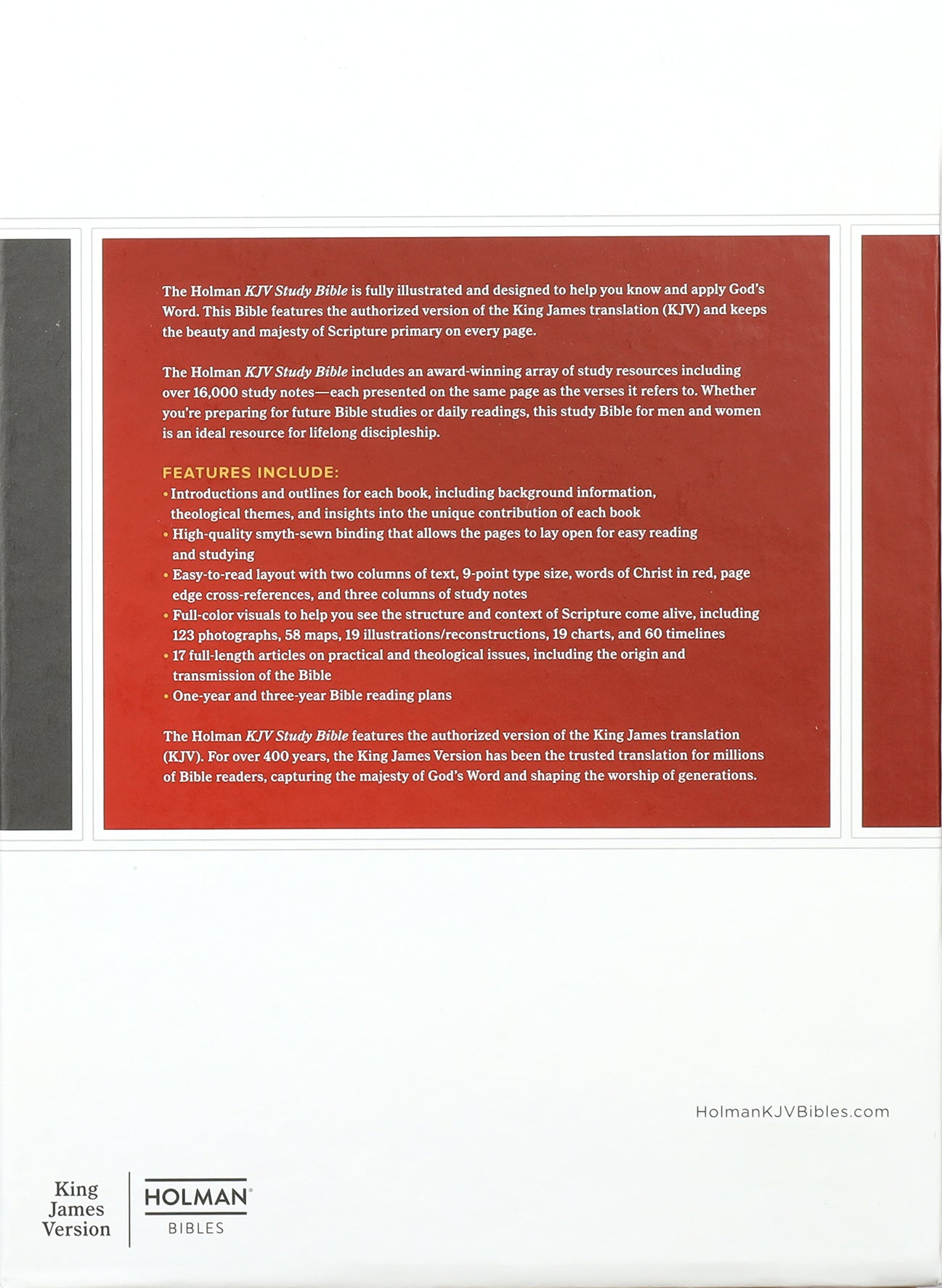 KJV Study Bible Full-Color Brown