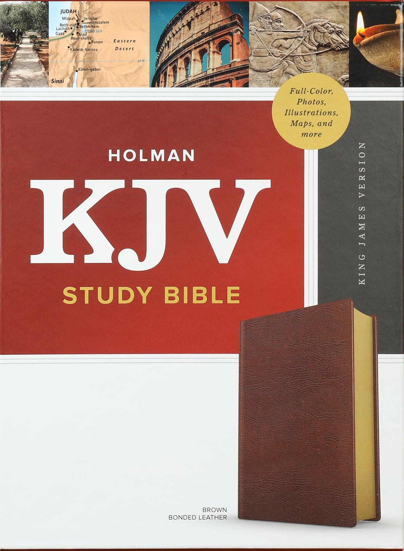 KJV Study Bible Full-Color Brown