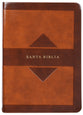 Rvr 1960 Hand Size Giant Print Spanish Bible With Holy Land Images Brown (Red Letter Edition)