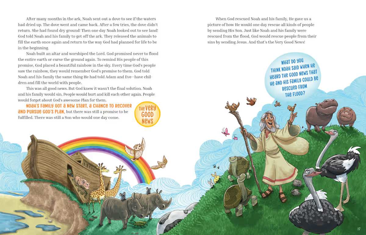 The Very Good News Storybook Bible (3 Circles Bible Story Series)