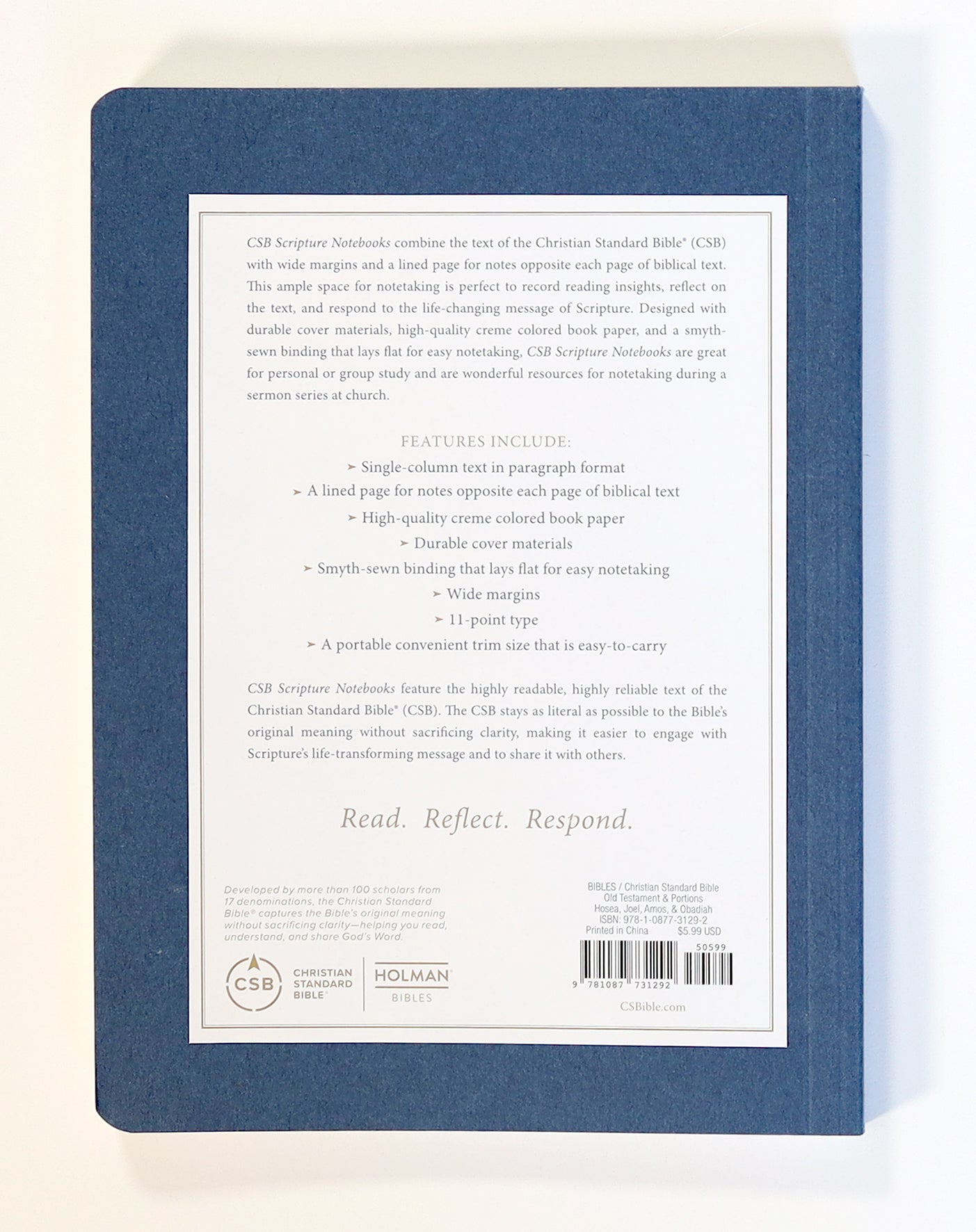 CSB Scripture Notebook Hosea, Joel, Amos & Obadiah