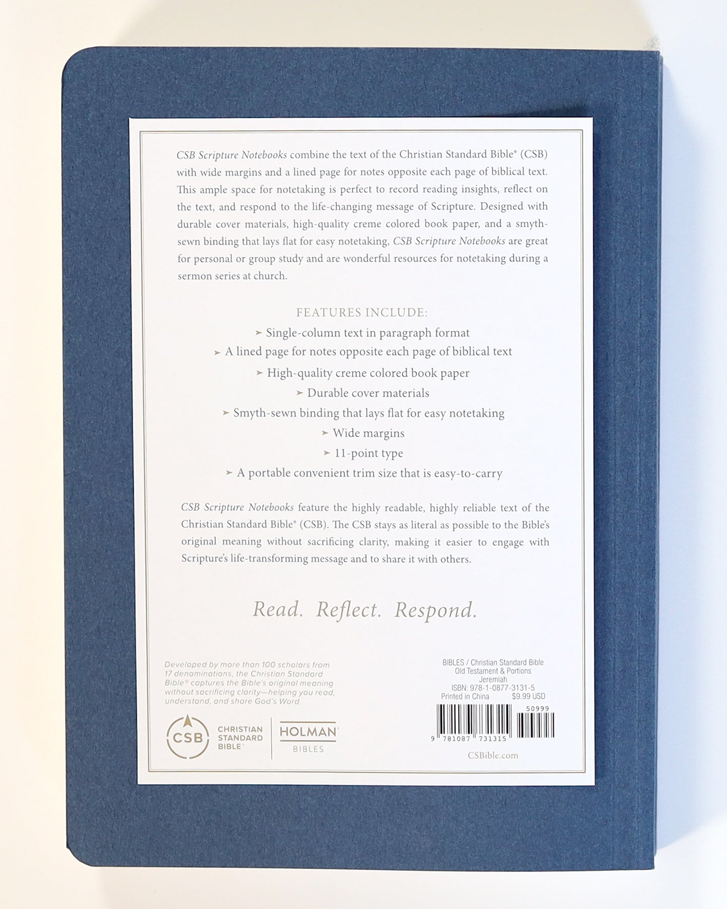 CSB Scripture Notebook Jeremiah