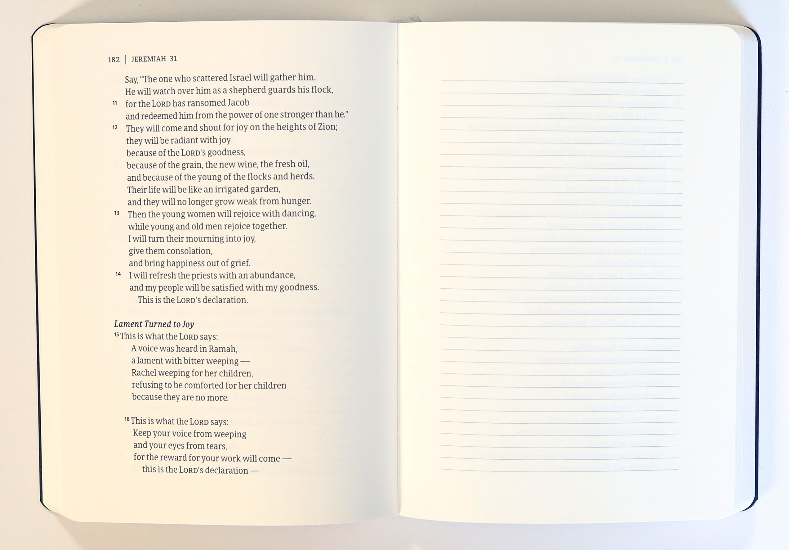 CSB Scripture Notebook Jeremiah
