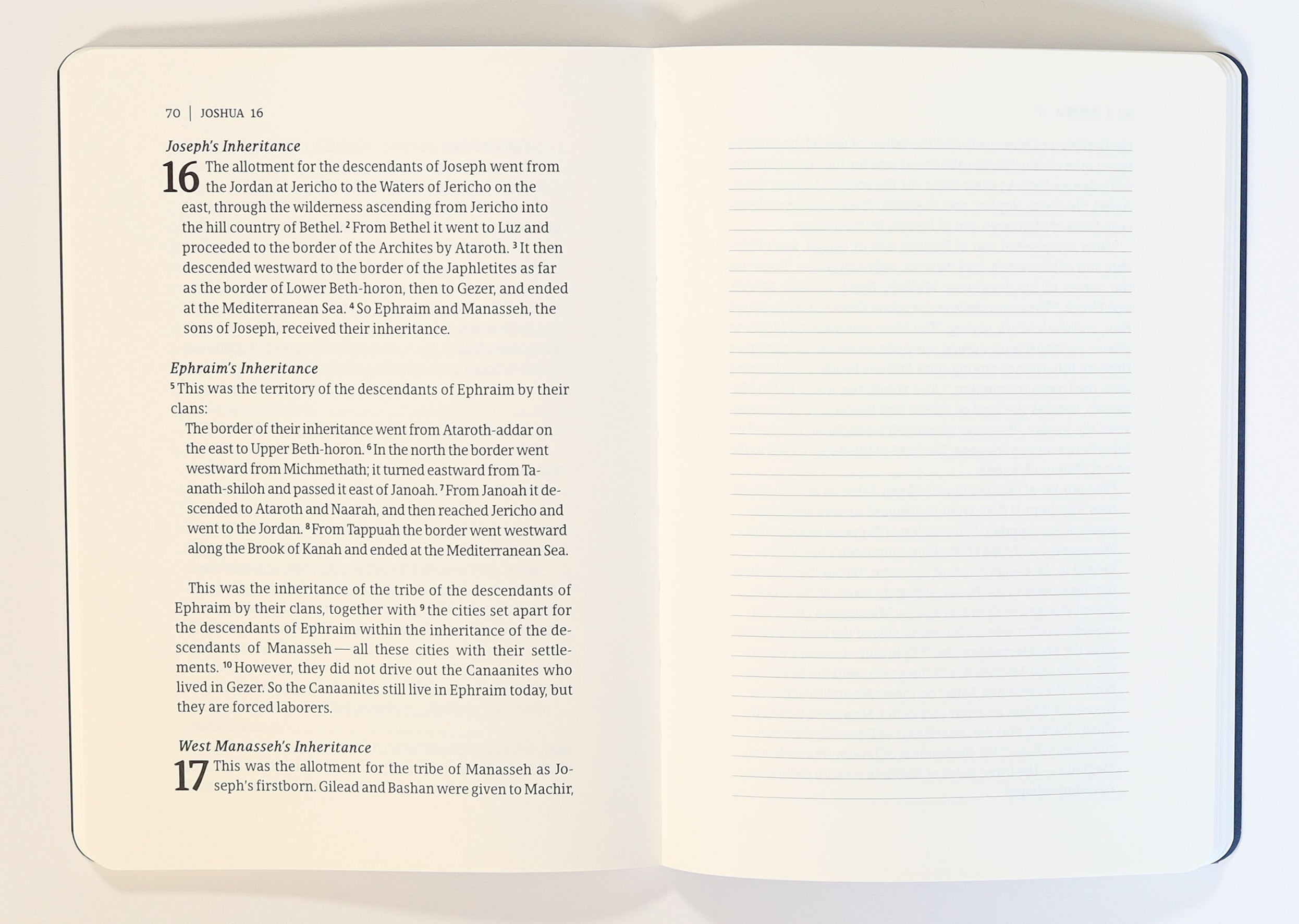 CSB Scripture Notebook Joshua