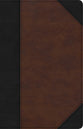 KJV Large Print Personal Size Reference Bible, Brown/Black Leathertouch Indexed