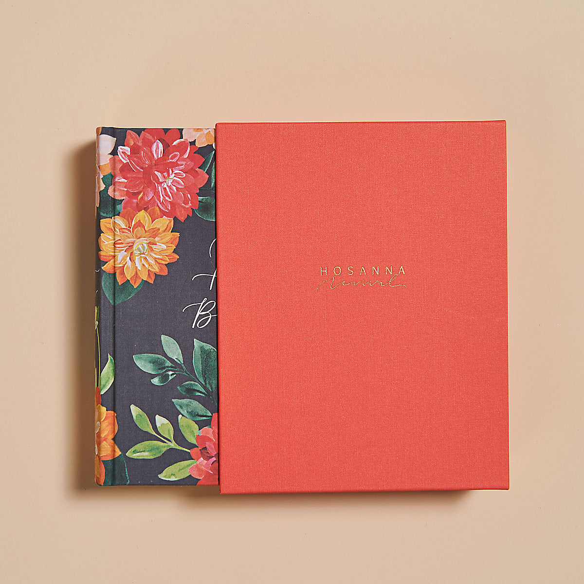 CSB Hosanna Revival Notetaking Bible Dahlias